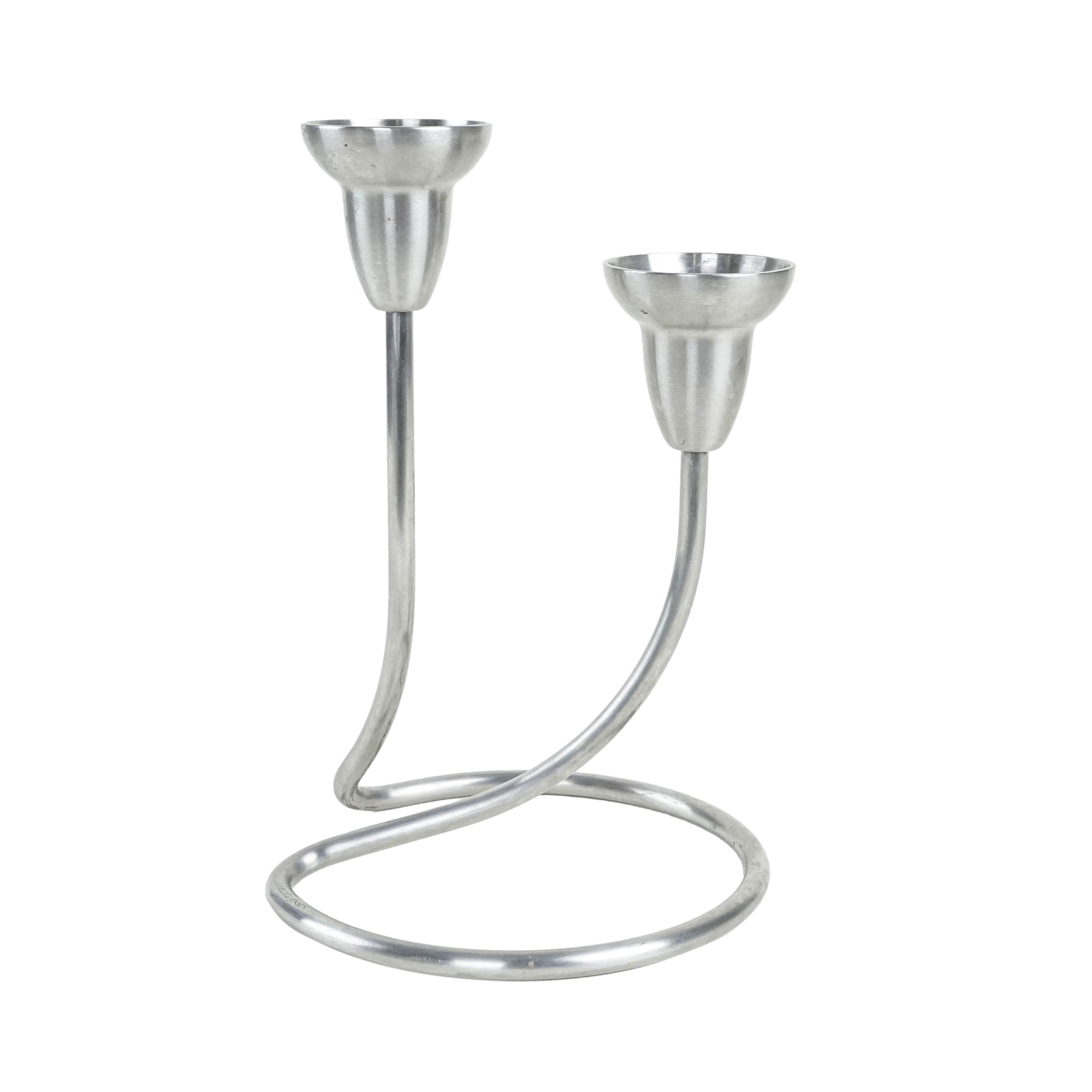 Steel candle holder 1970s