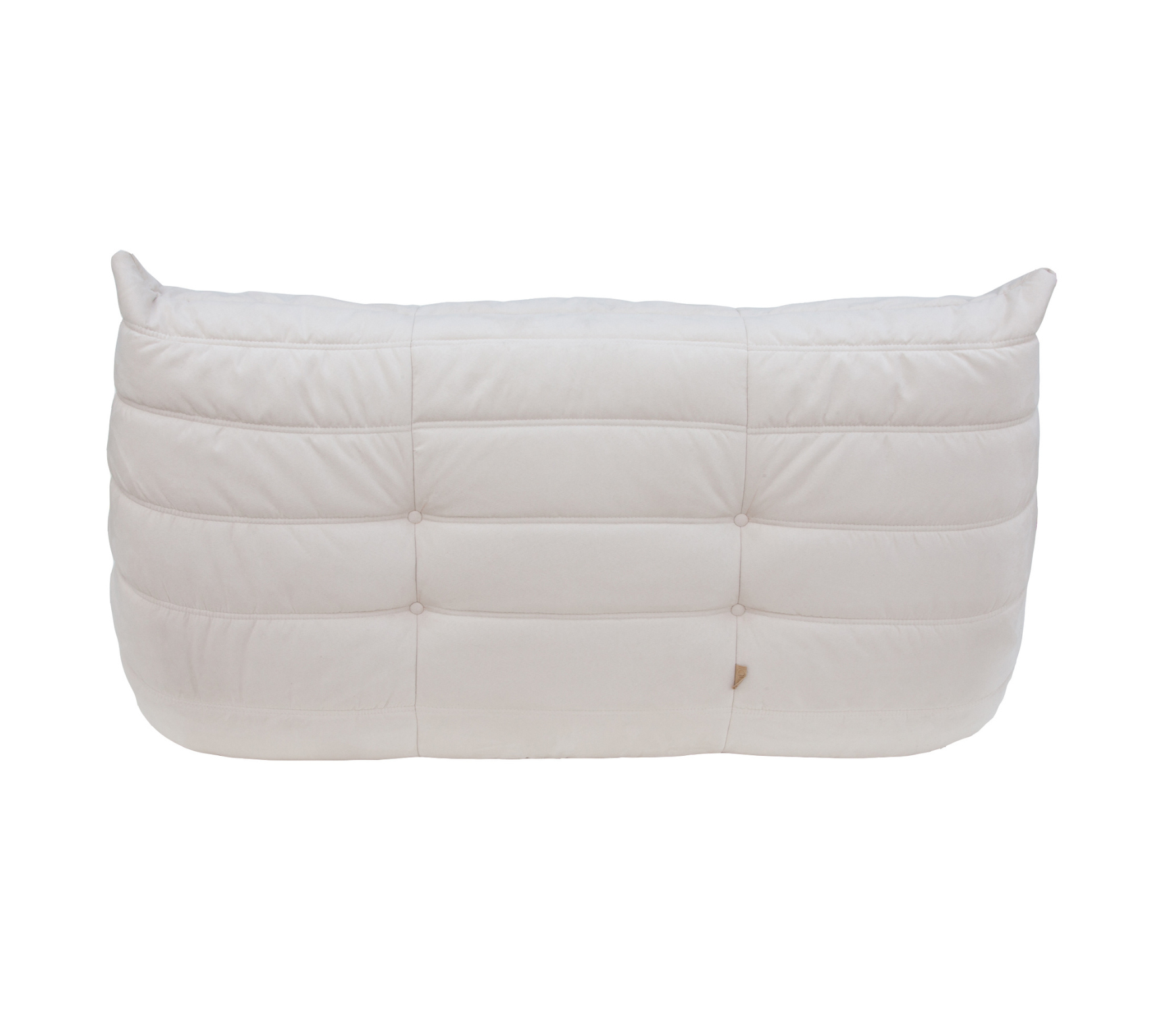 Togo Divano 2 posti tessuto bianco sporco