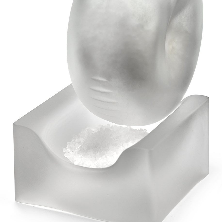 2x Nendo Salt and pepper mill Transparent