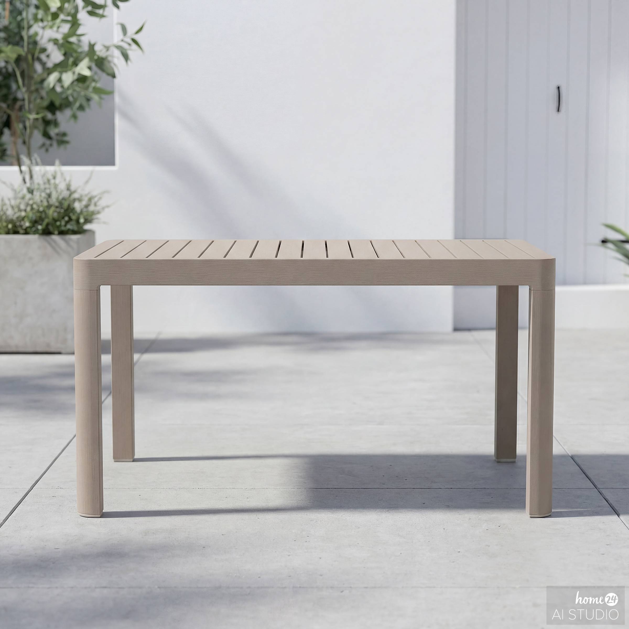 Garden Table Yaro Extendable Aluminum Beige