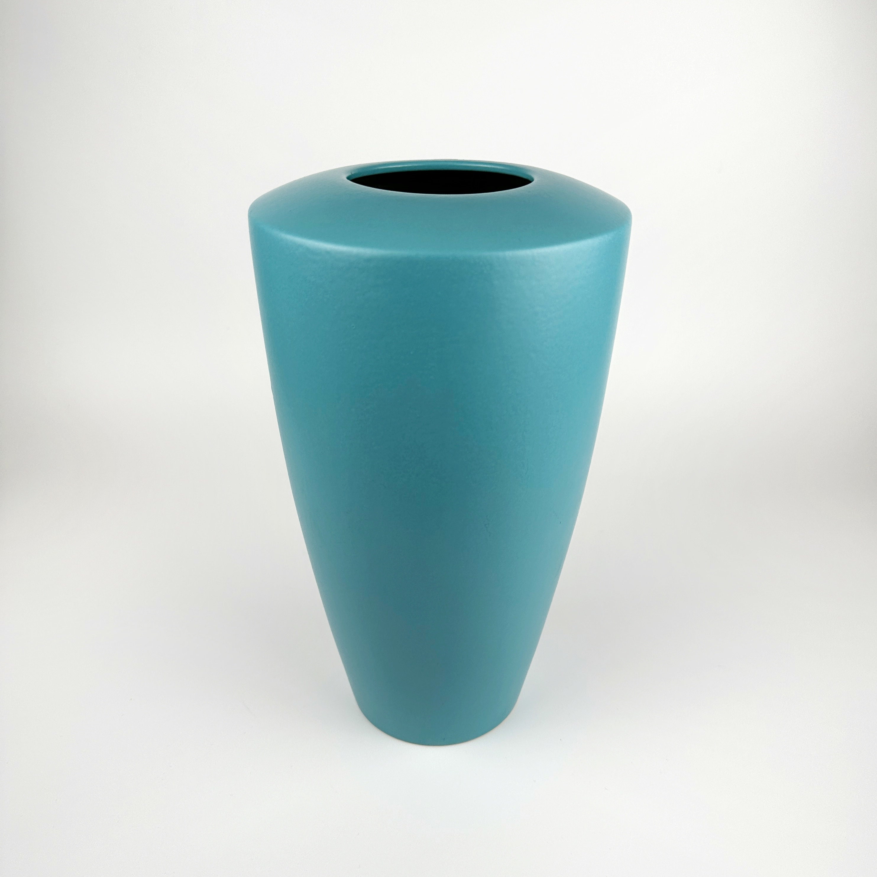 Vintage Asa Provence Vase Keramik Türkis 1990er Jahre