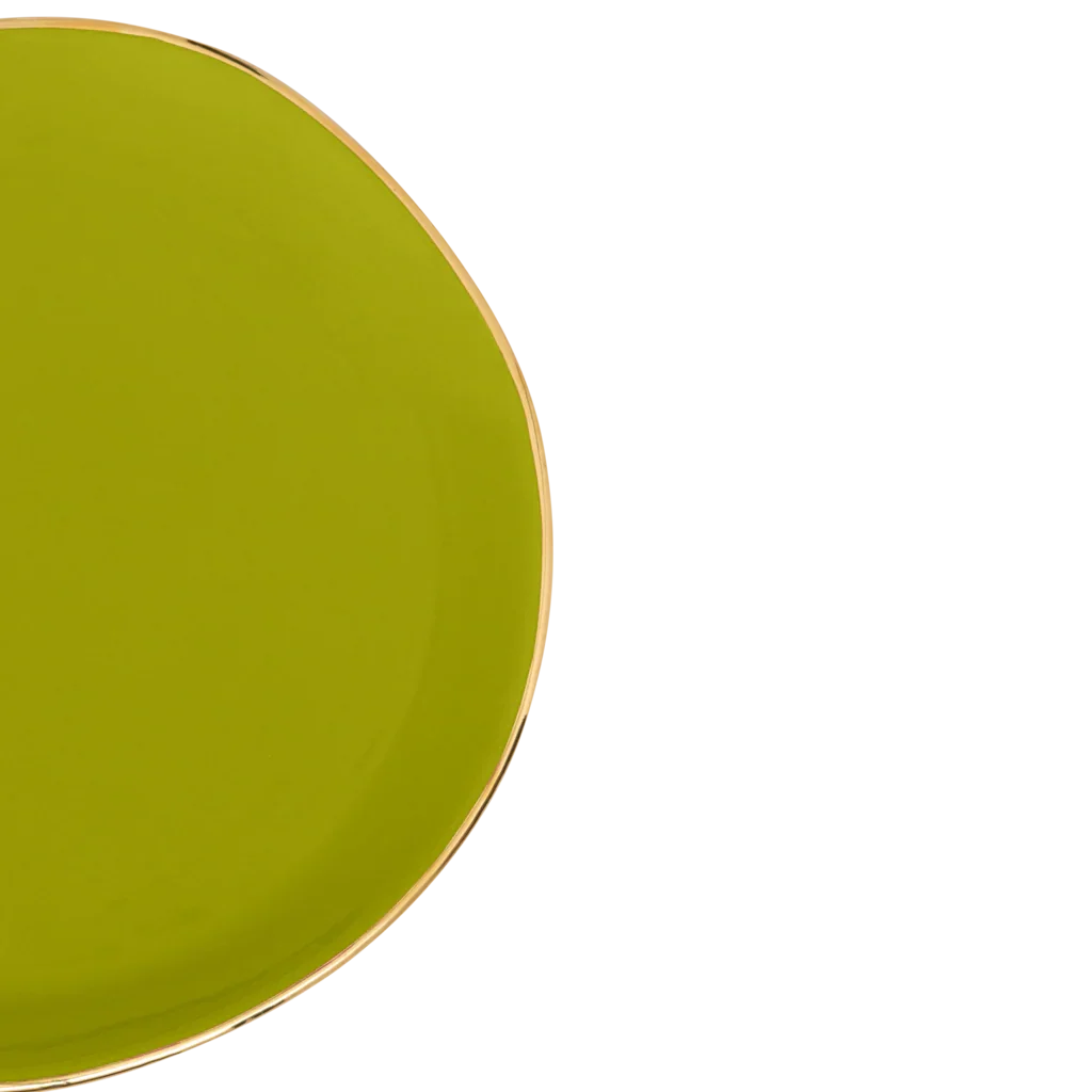 Guten Morgen Teller Erbsgrün