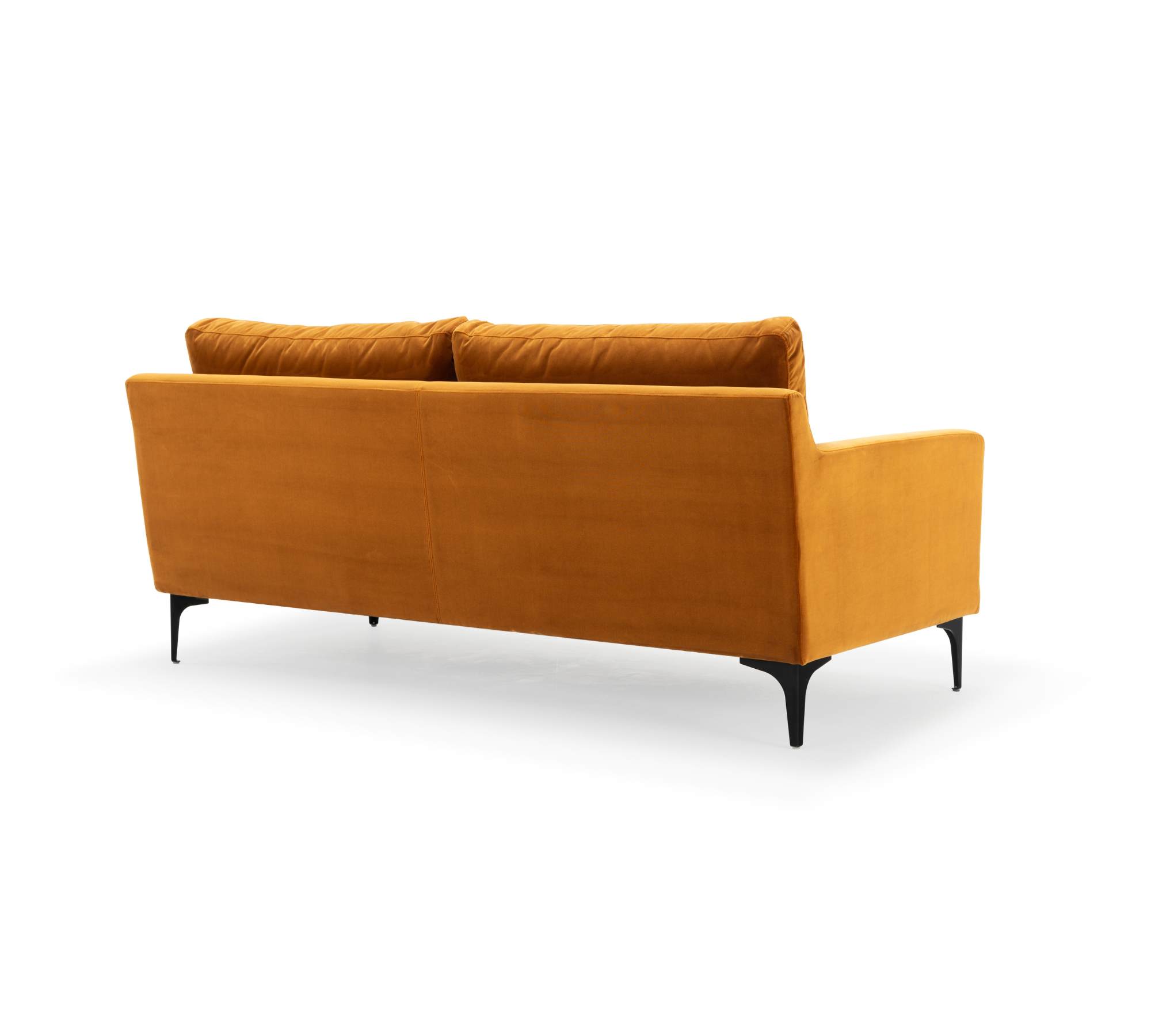 Astha Sofa 2-Sitzer Velour Matt Amber