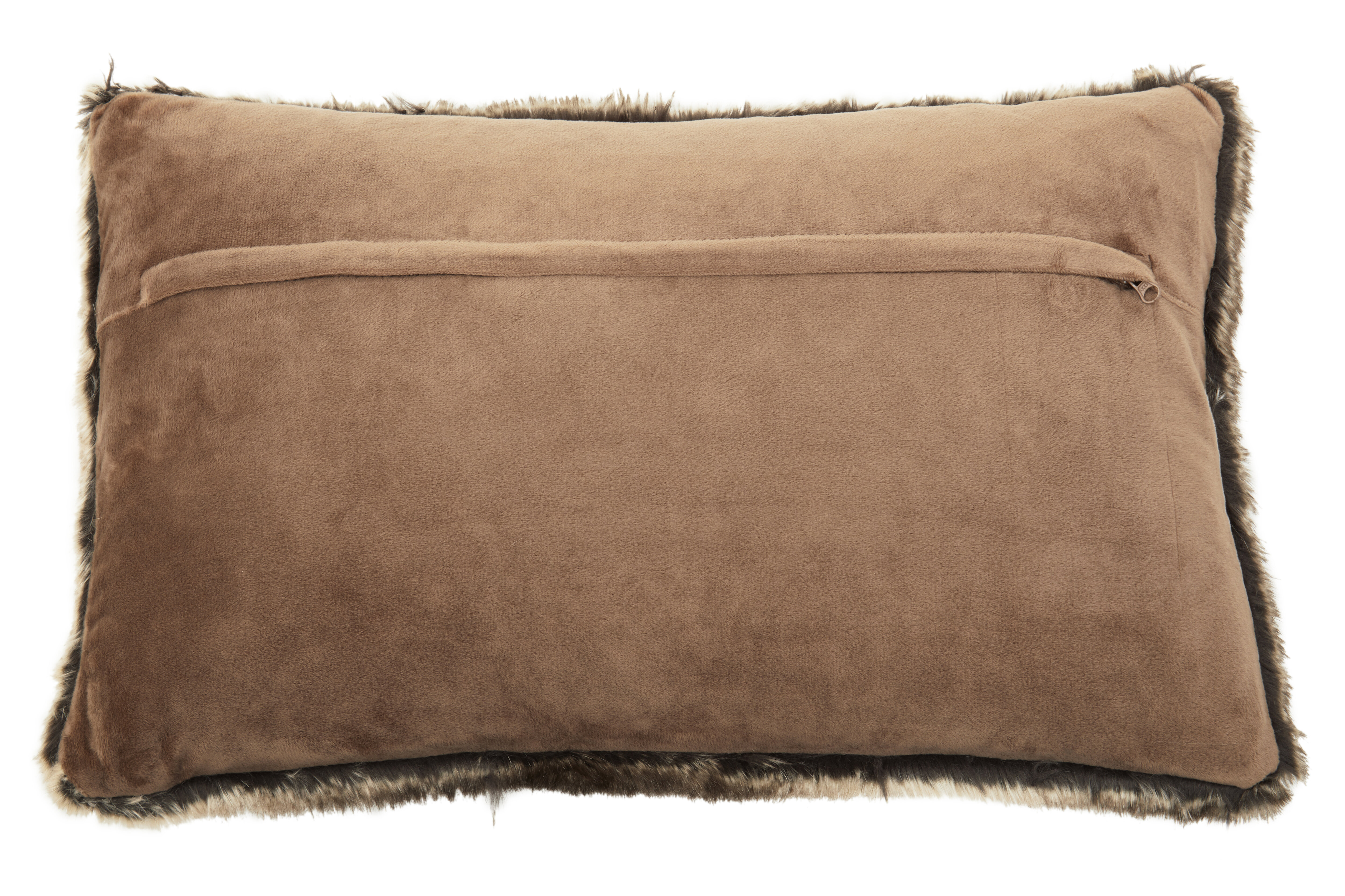 Bosie Lamina Mocha Ombre Rechteckiges Fellkissen
