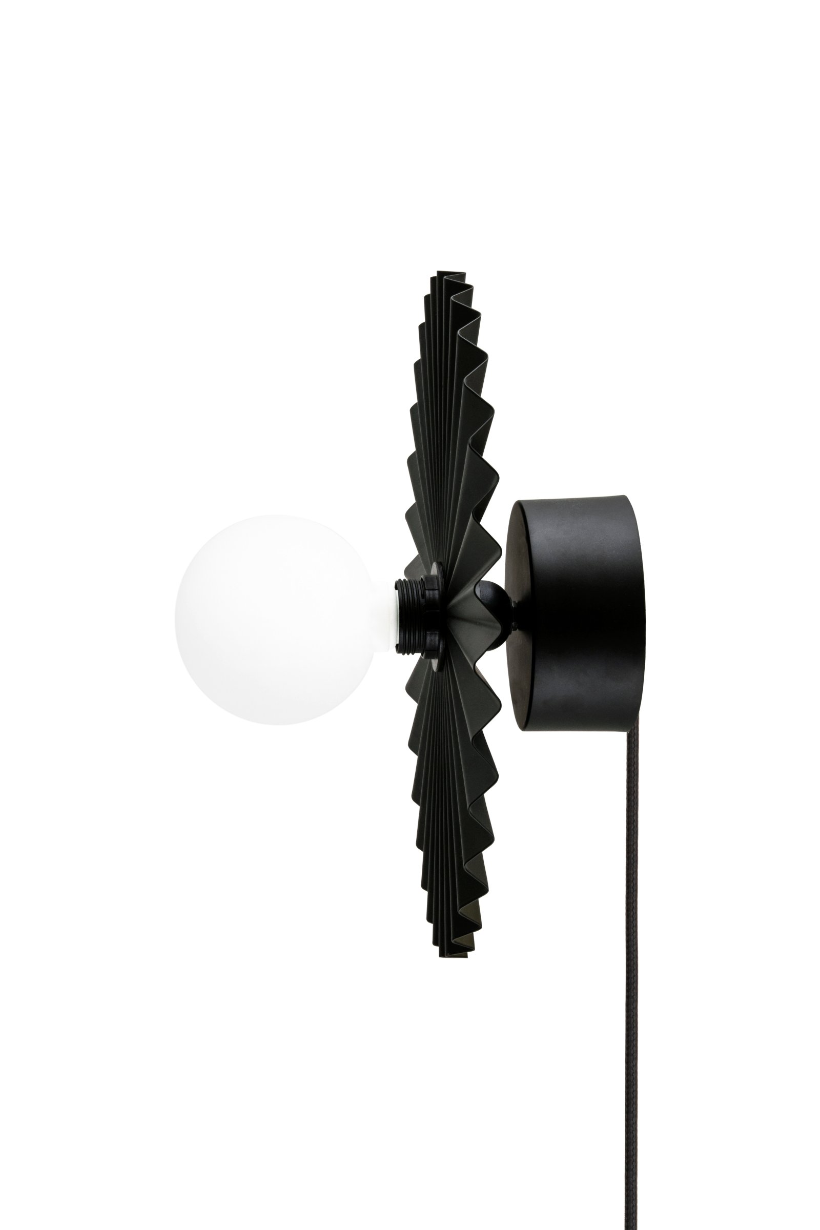 Omega Plafoniera/Applique Nero Ø 35cm