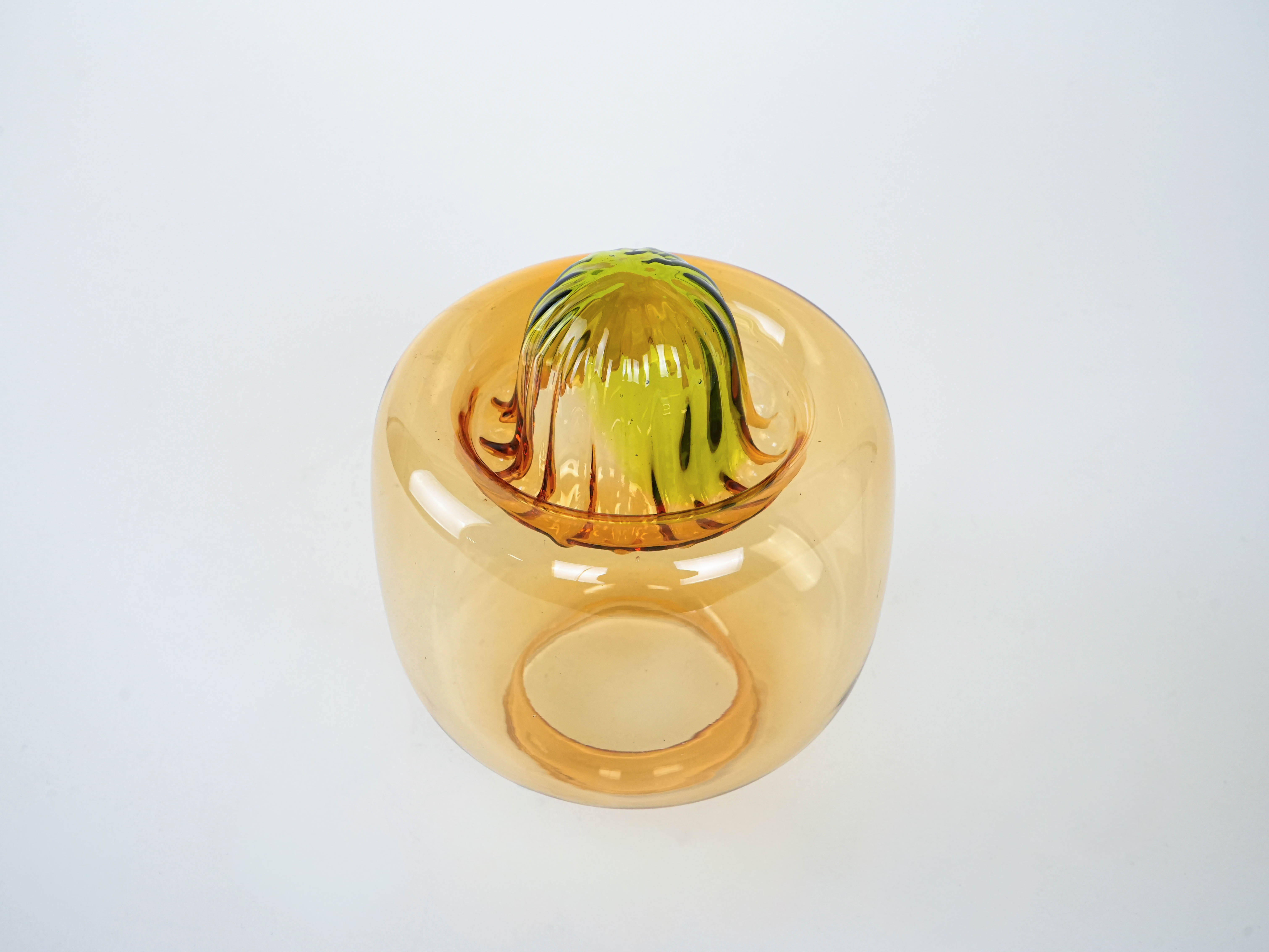 Glass table decoration 1970s