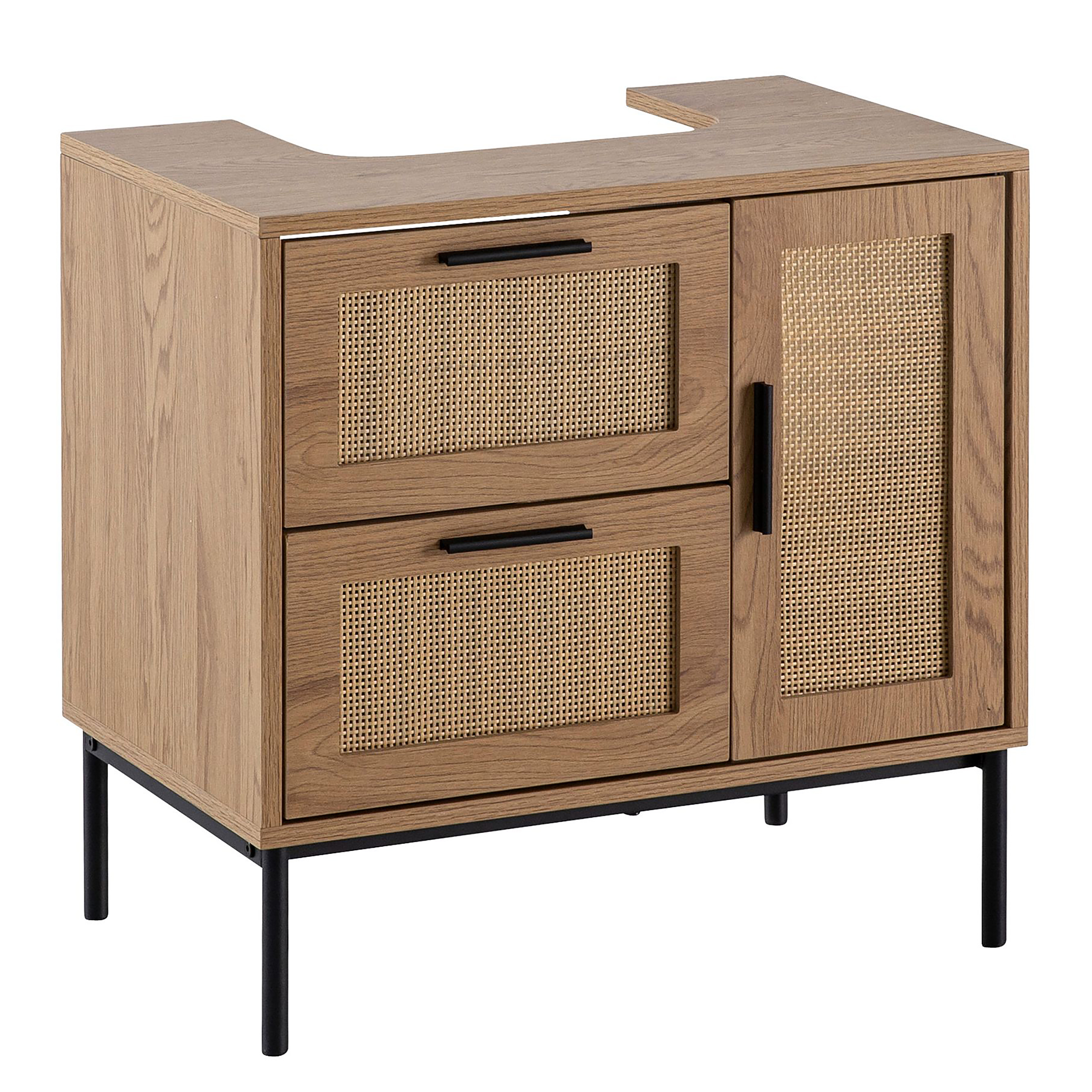 Ohoni B Vanity Unit Oak Look