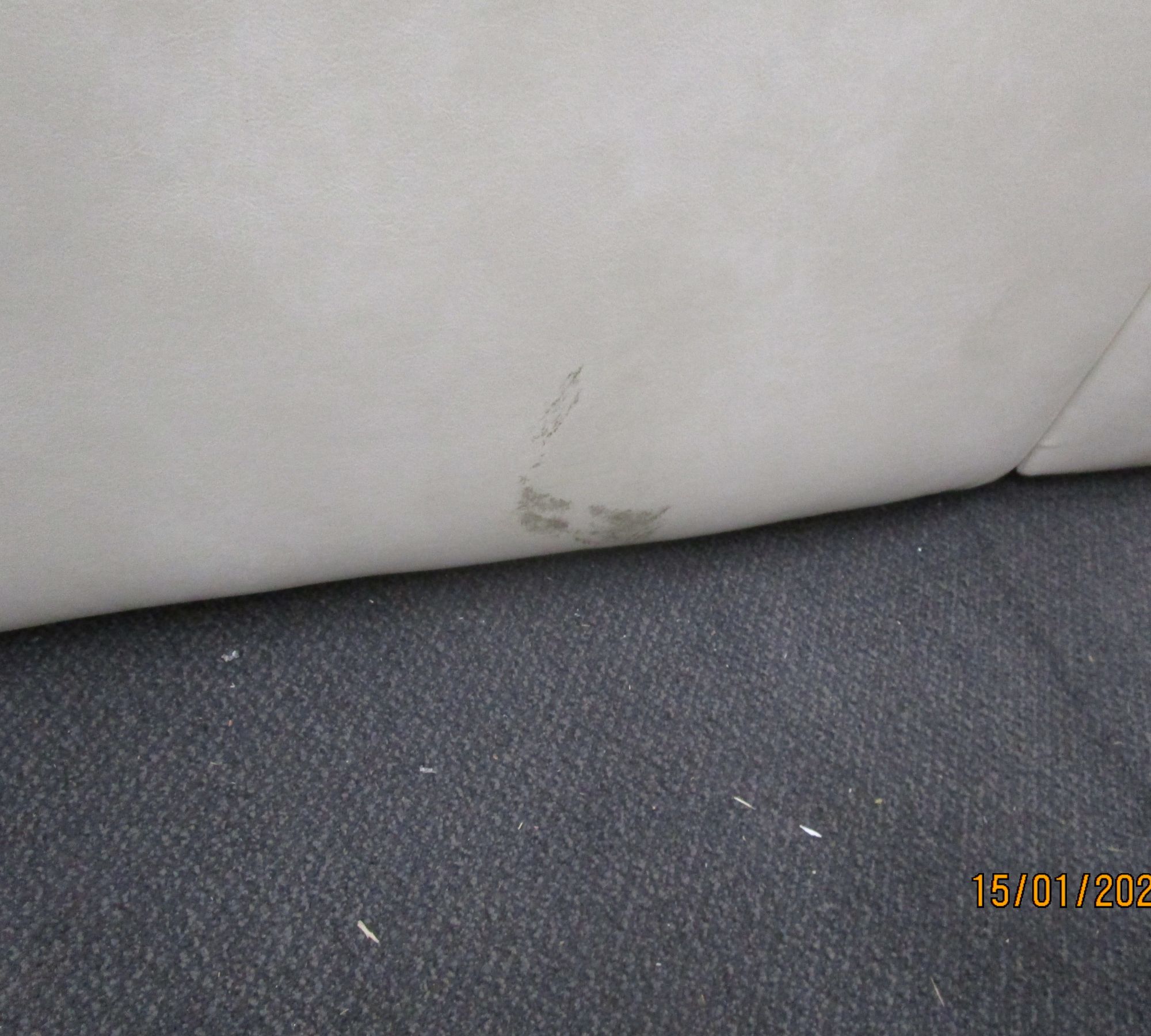 Pyllow Sofa Ecksofa Récamiere Links Kunstleder Cremeweiß