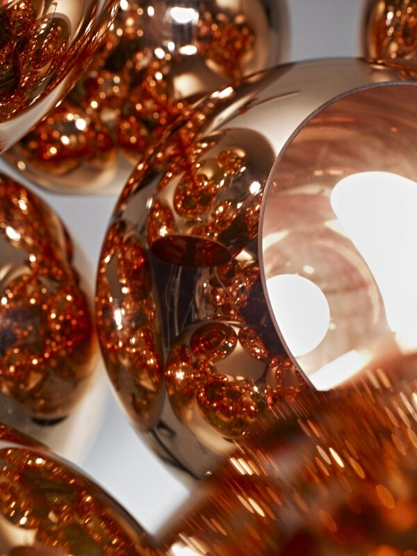 Copper Led Pendelleuchte Bronze