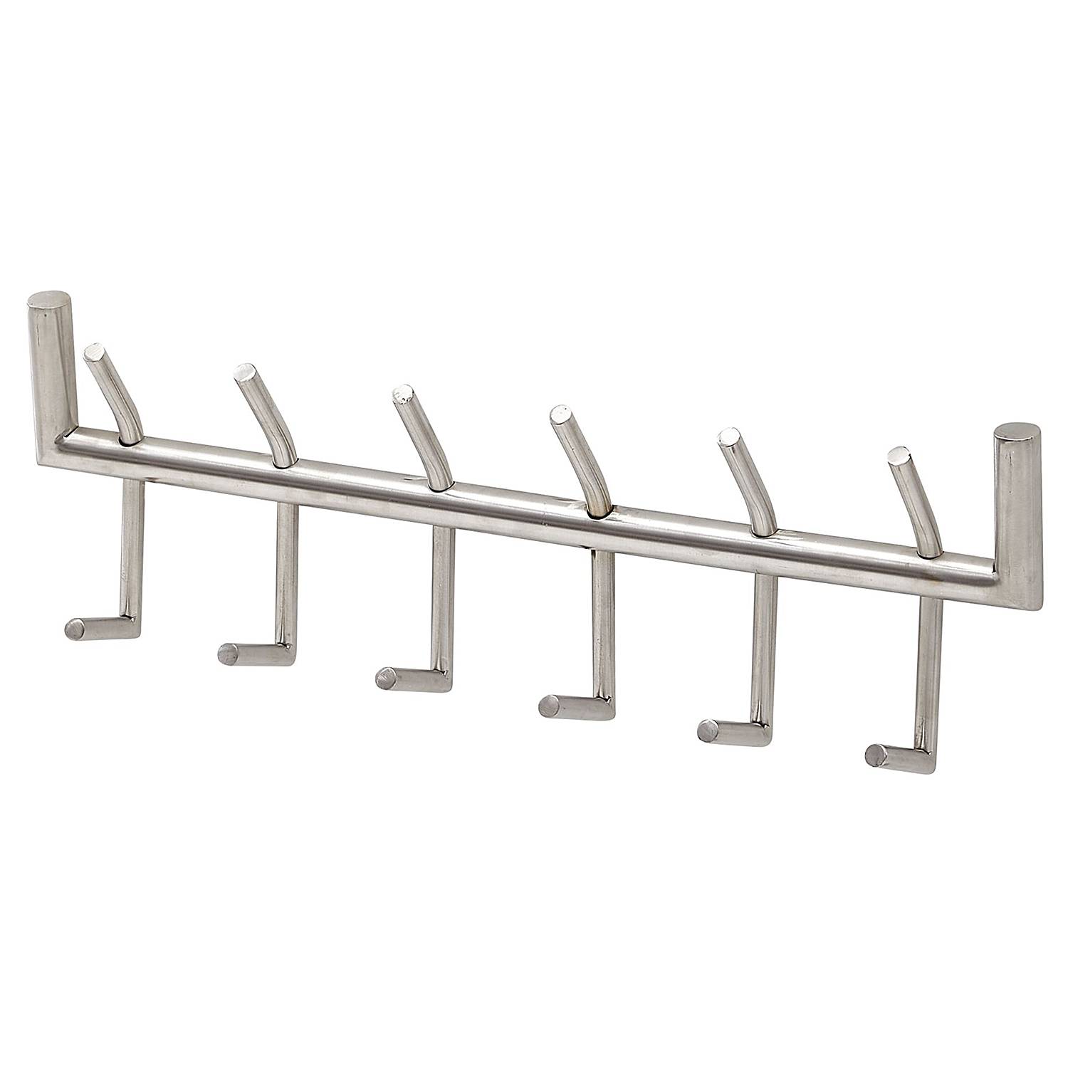 Wandgarderobe Starkow Stahl Silber