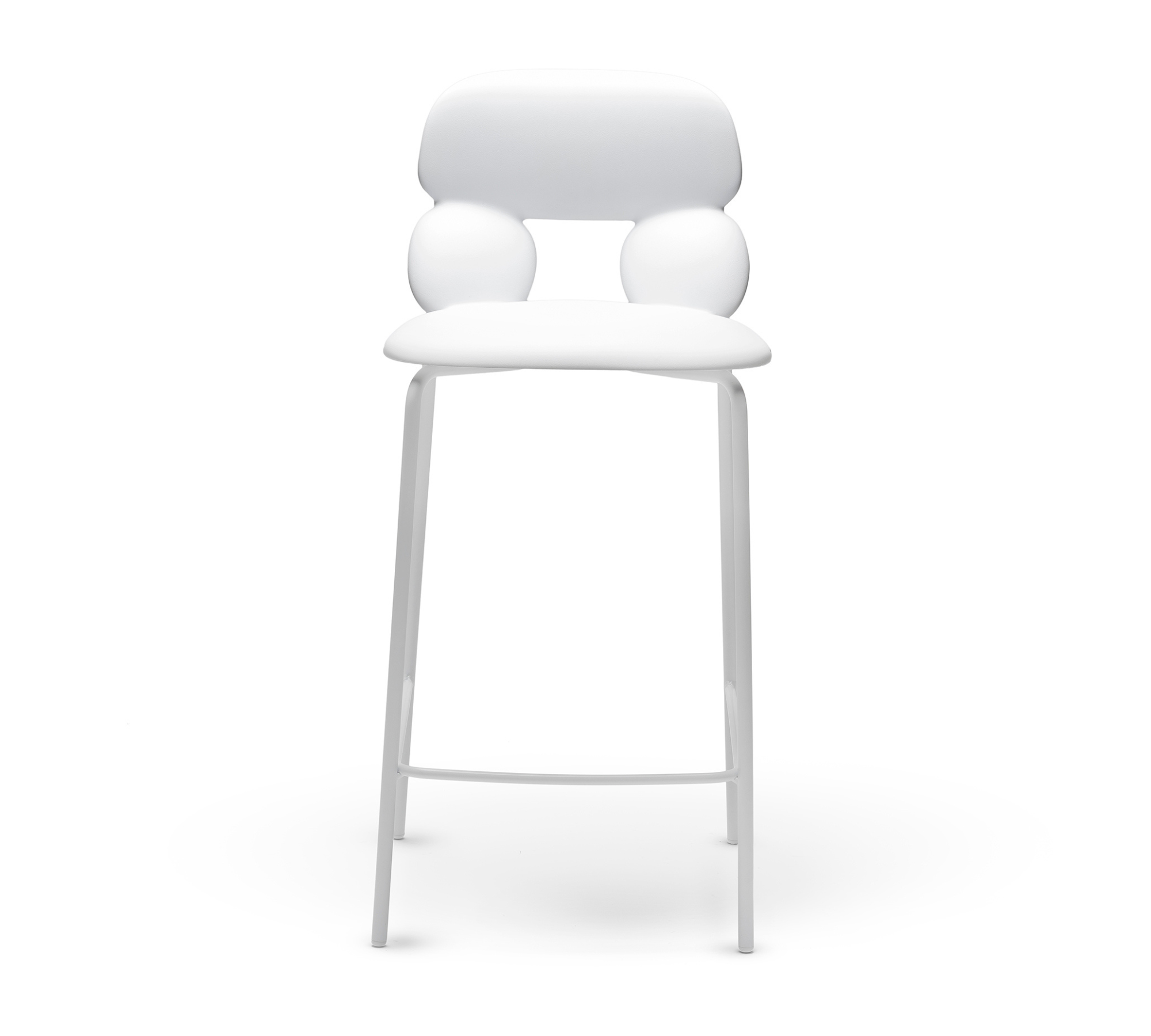 Nube SG 65 Sgabello da bar Plastica Metallo Bianco