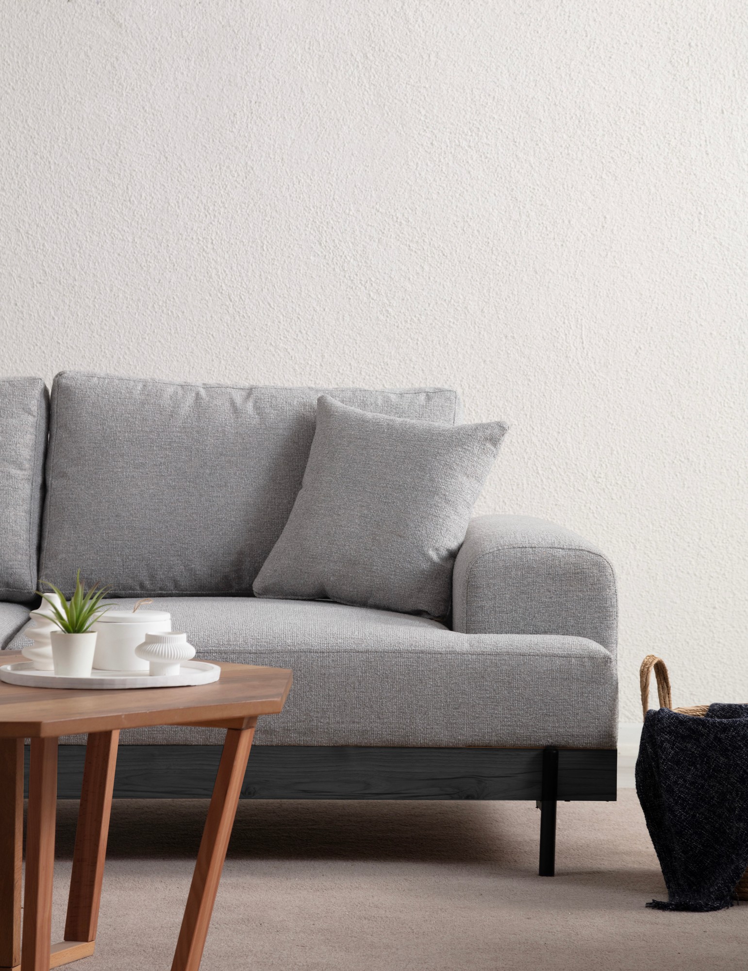 Eti 3-Sitzer Sofa Grau