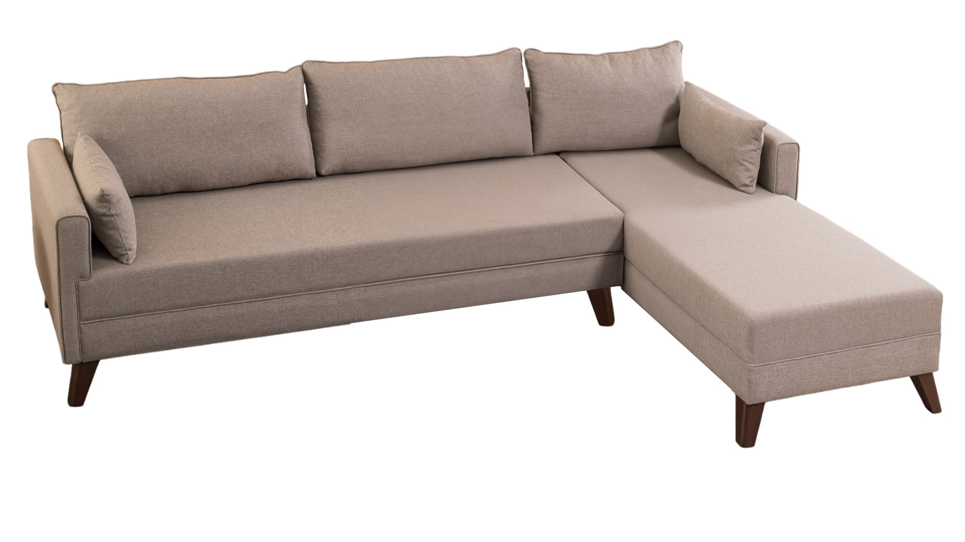 Bella Sofa Récamiere Rechts Creme