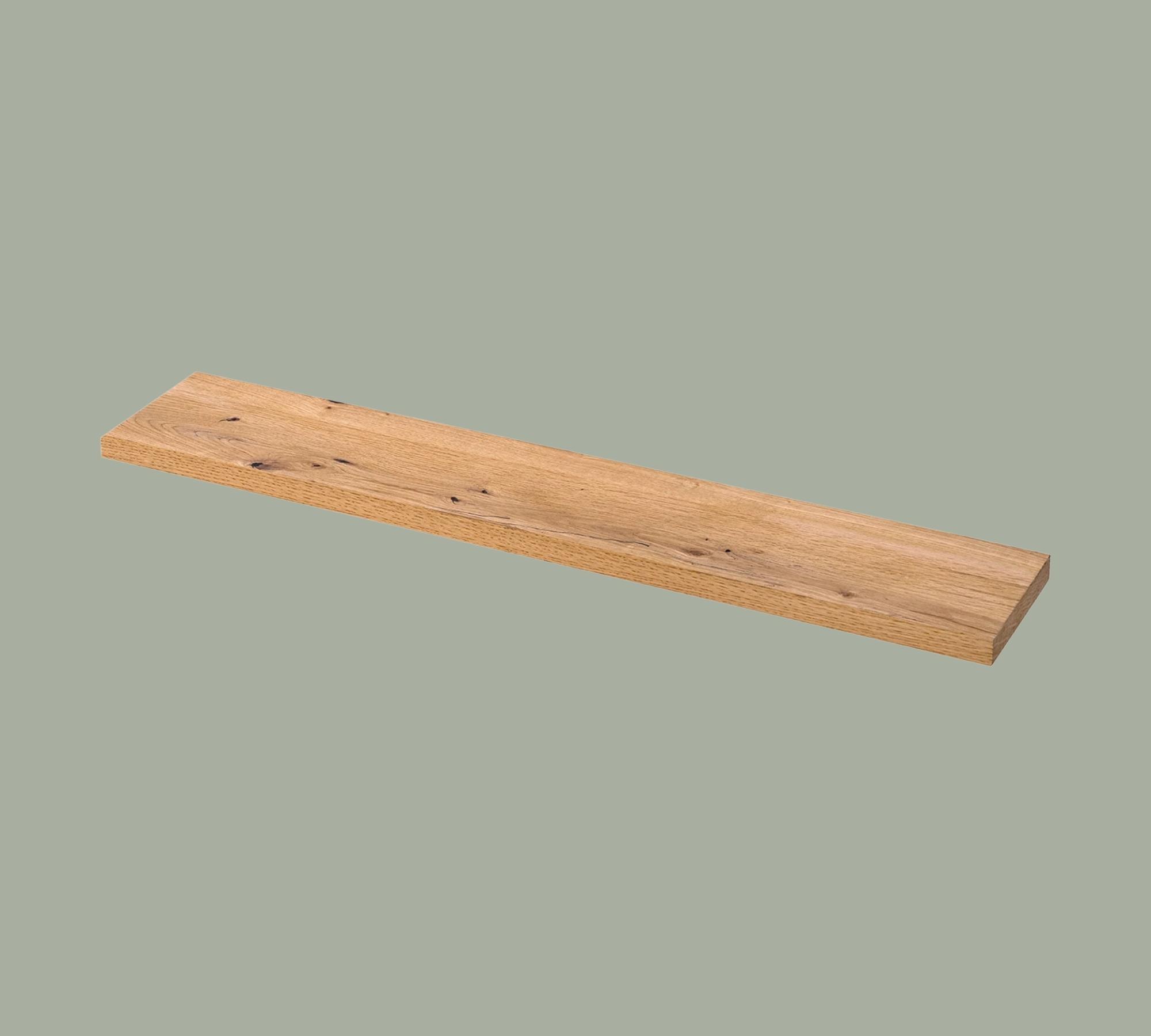 Wall shelf MDF veneered Brown