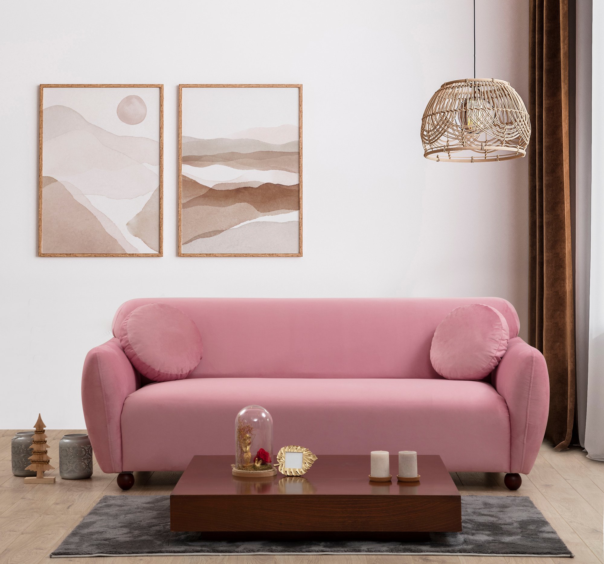 Eddy Sofa Rosa