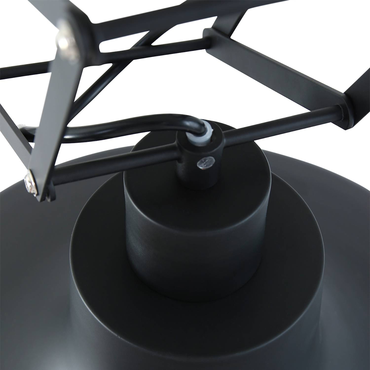 1-Flammig Pendelleuchte Lexi Eisen