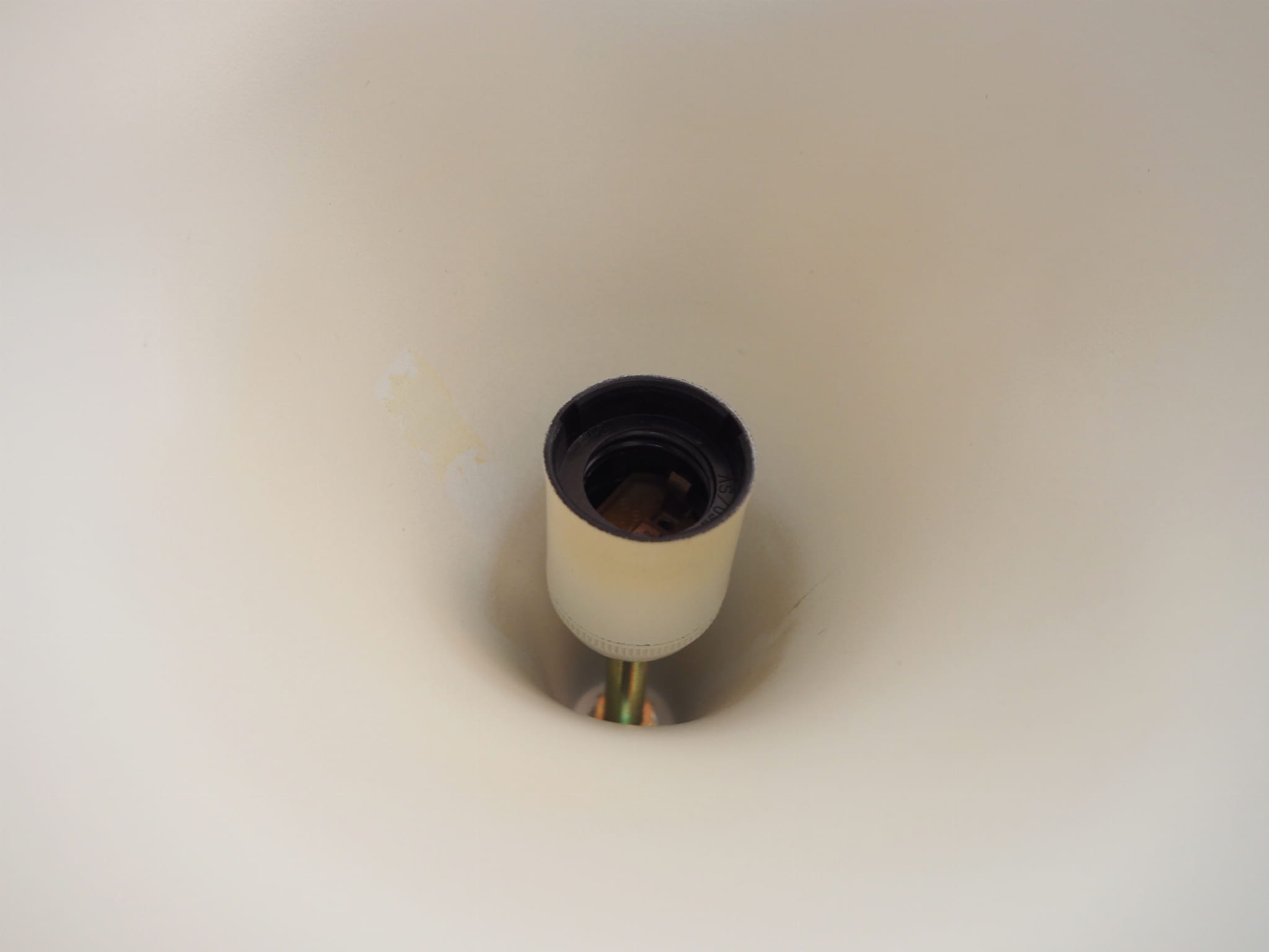 Pendant lamp Metal White 1970s