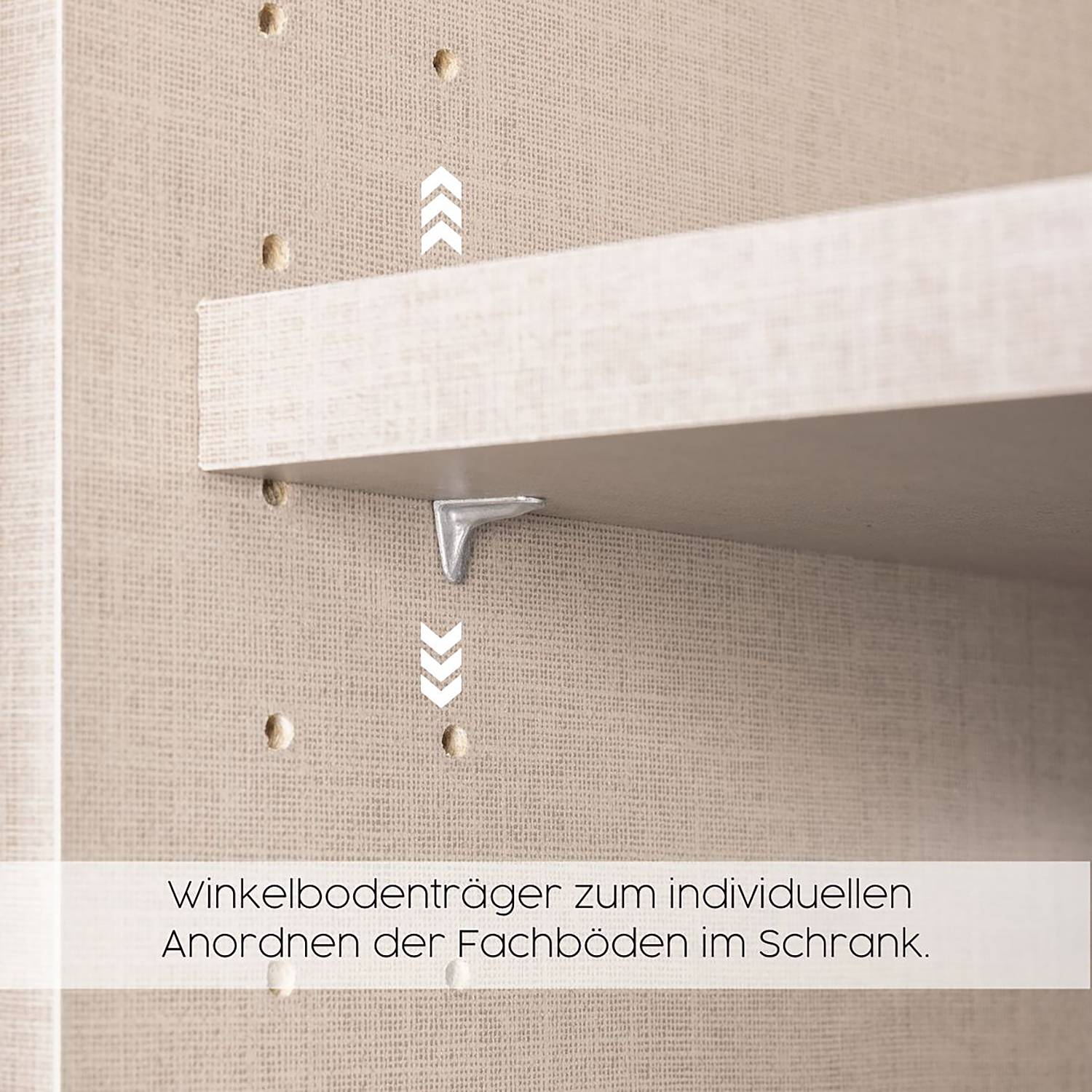 45er Fachboden Rauch (2er-Set) für Schranktiefen 57-62 cm