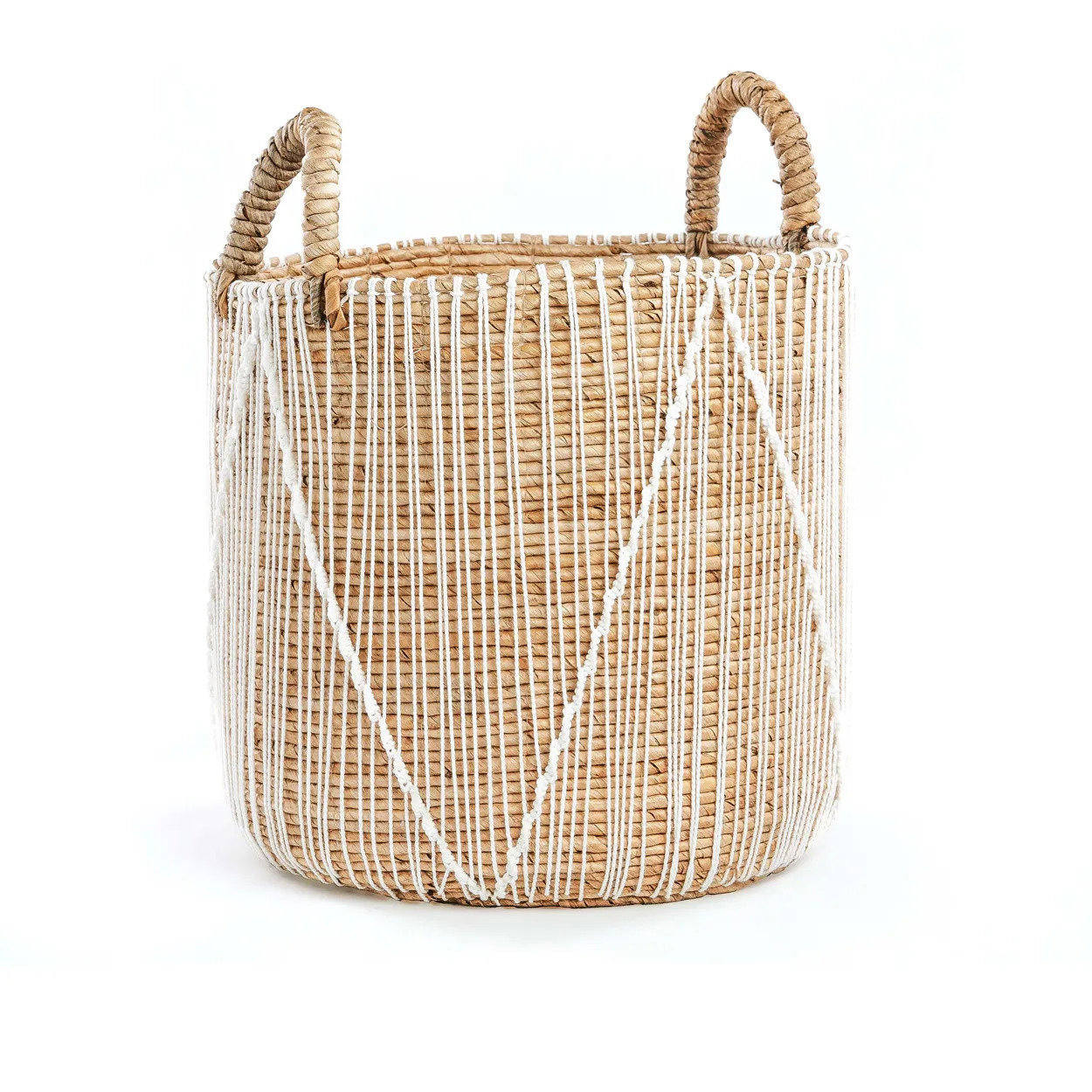Straight Stitched Basket Macrame