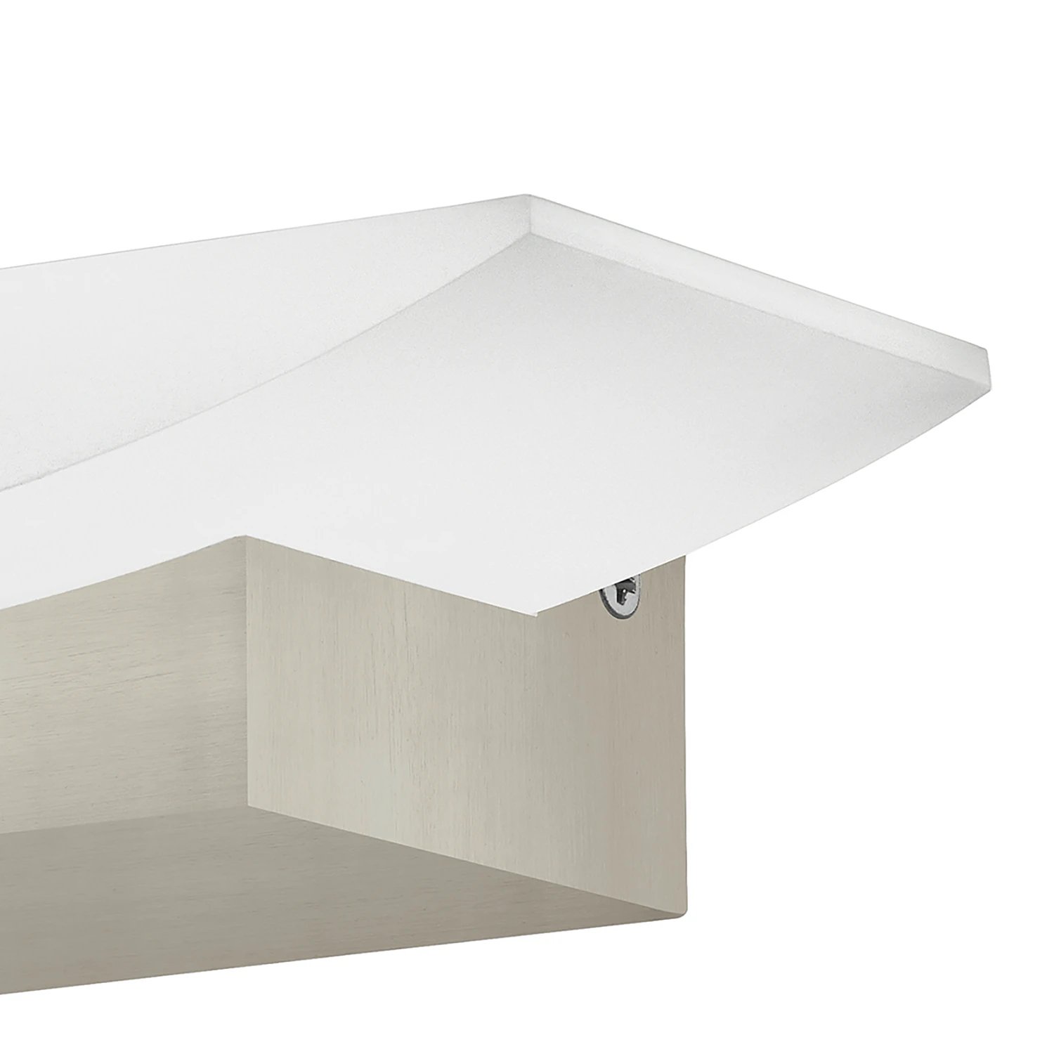 LED-Wandleuchte 1-flammig Kunststoff Metall Weiß
