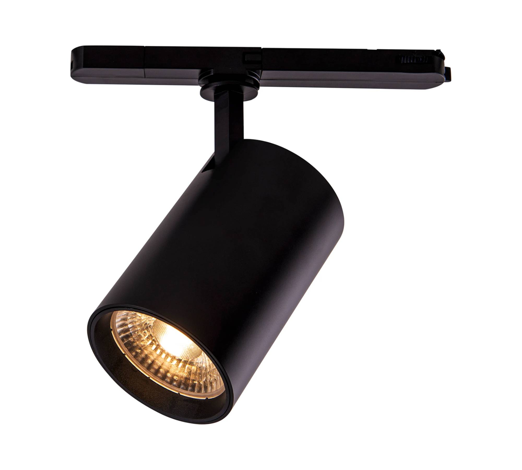 1-Flammige LED-Spot Schwarz Aluminium