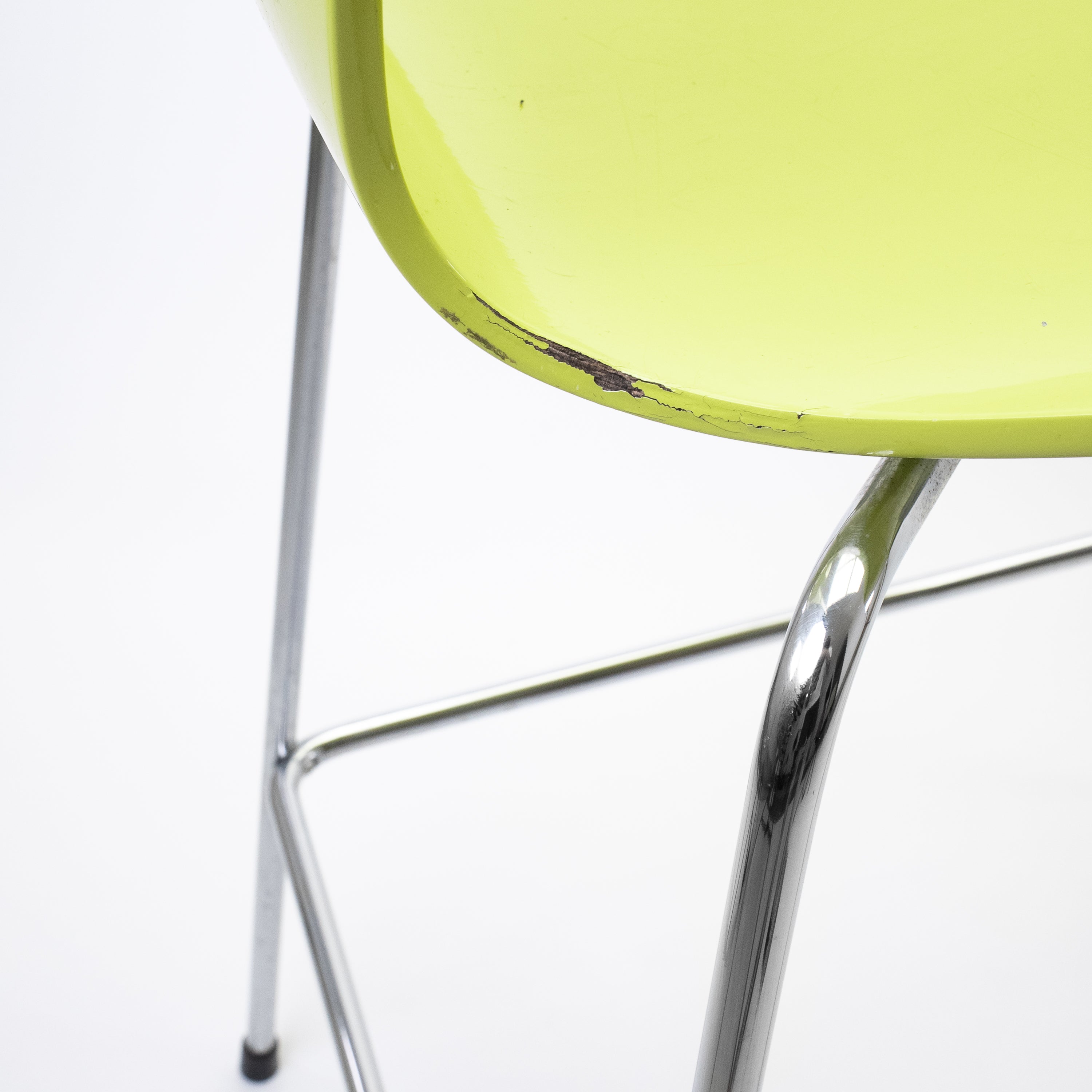 Serie 7 Barhocker Chrom Grün