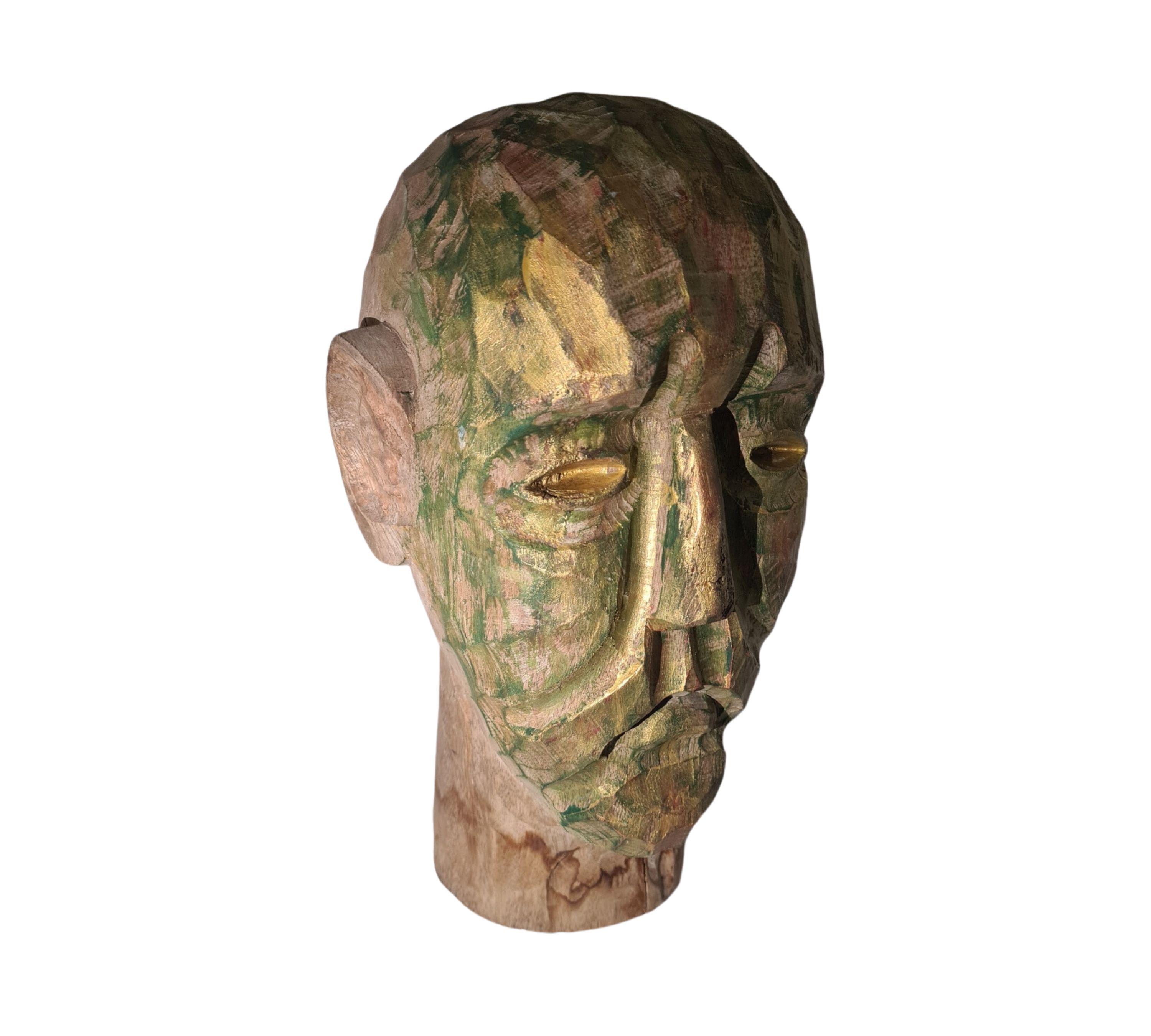 Jackson bust Mango wood Natural