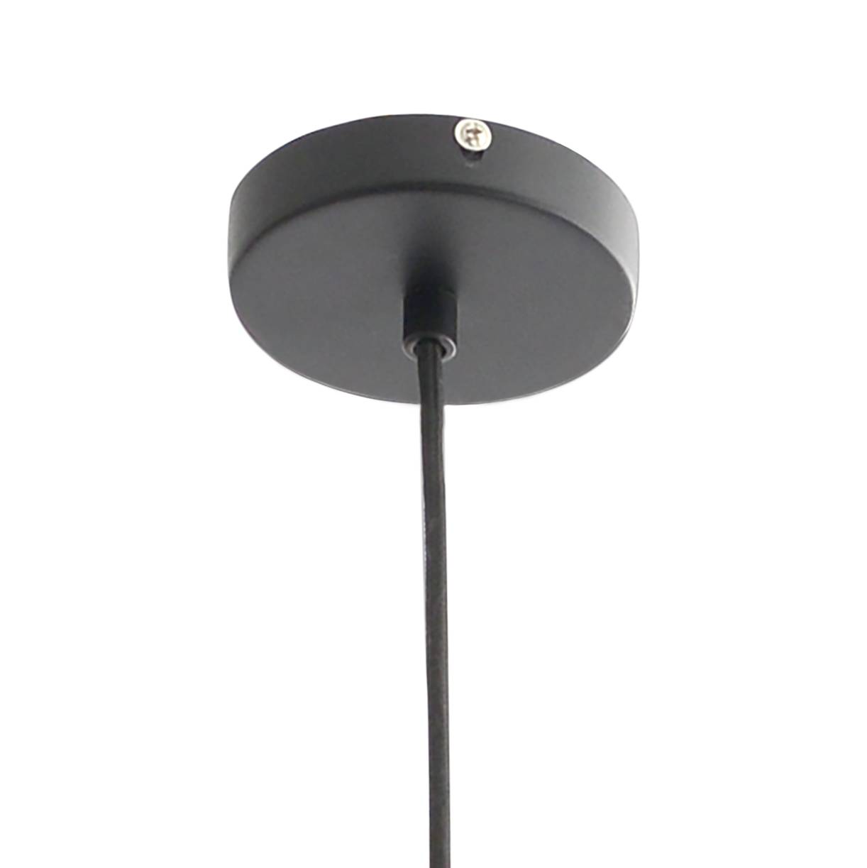 Pendant lamp Agra Stainless steel Black
