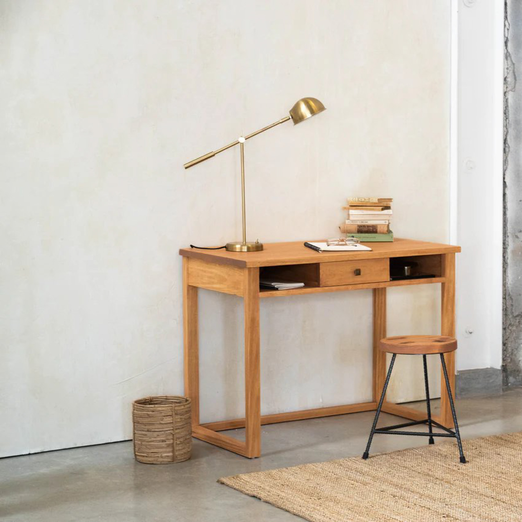 Rowdy Schreibtisch Holz Bourbon Kiefer