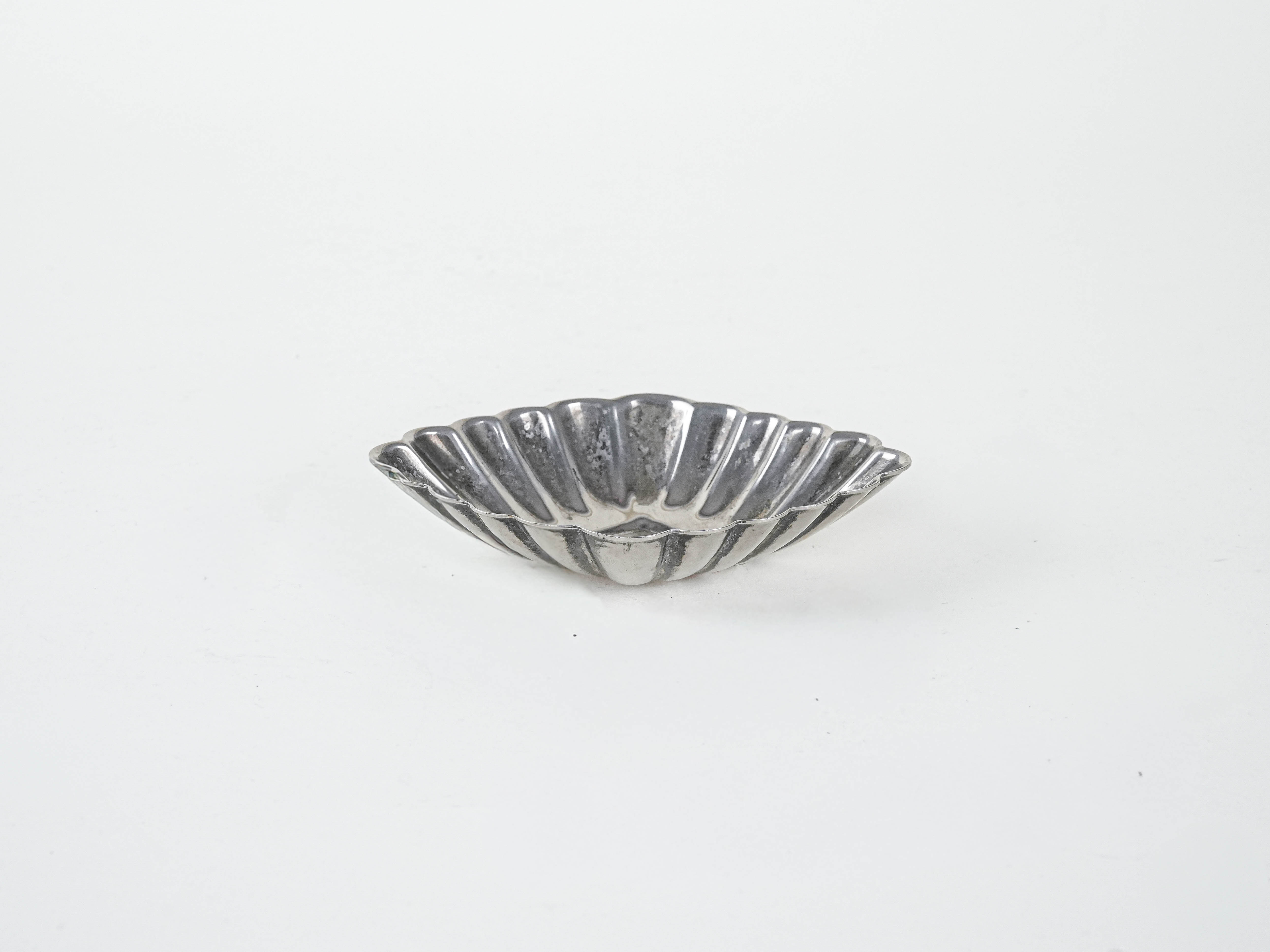 Metallplatte Silber