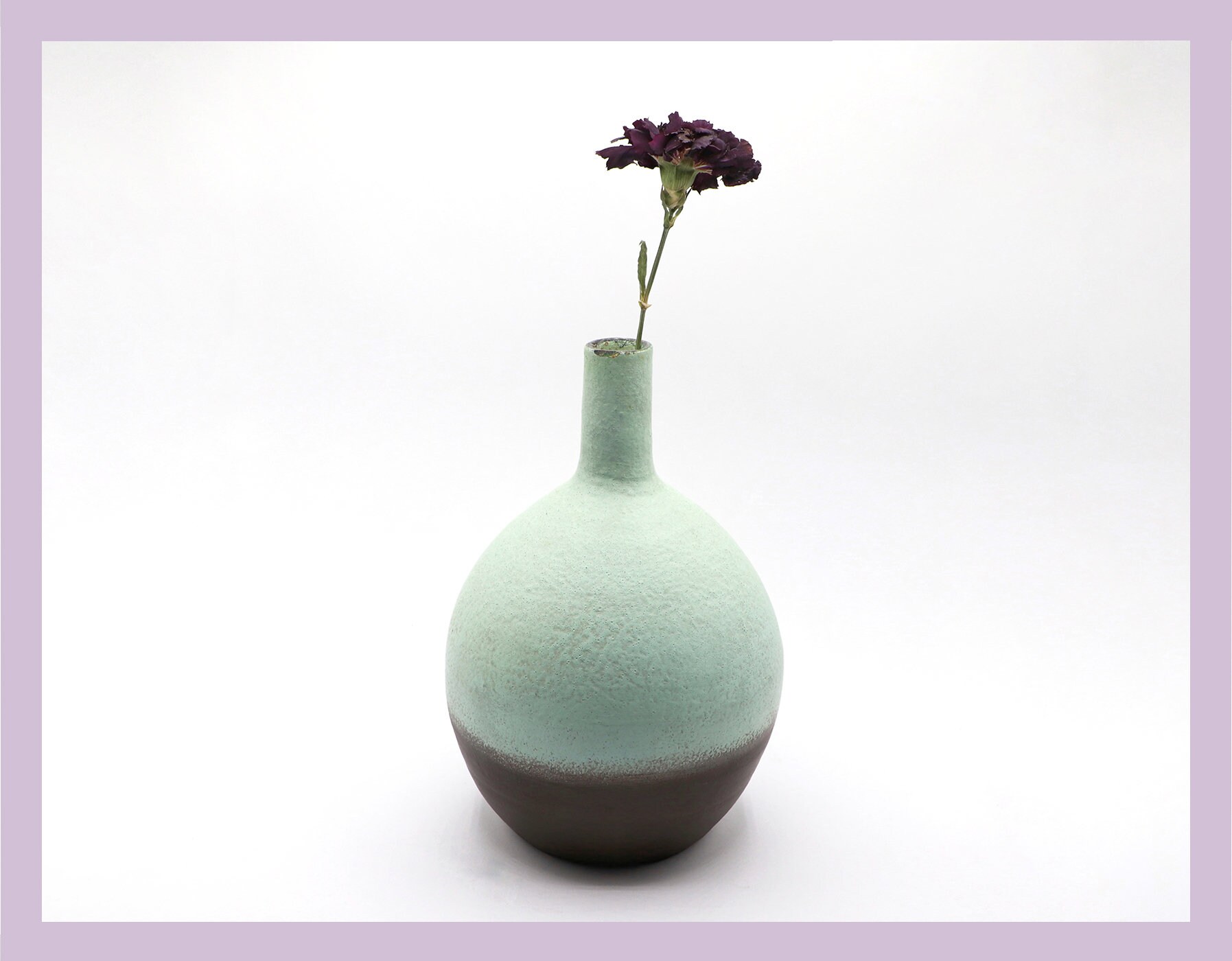 Vintage Lava Vase Keramik 1960er Jahre