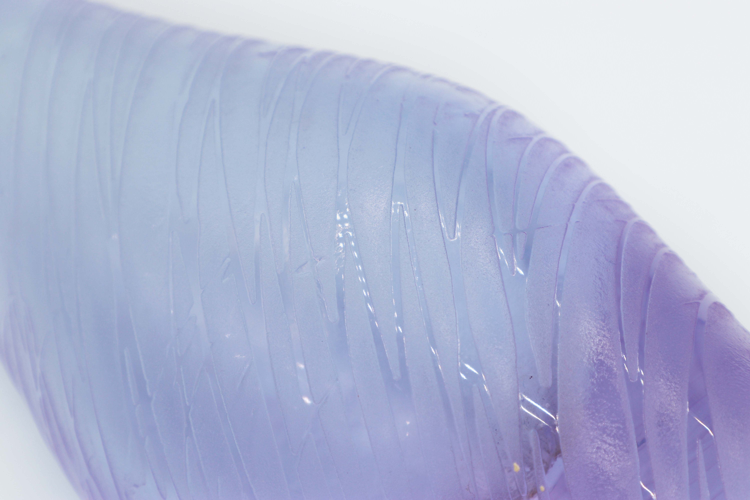 Vintage Vase Alexandrit Glas Blau