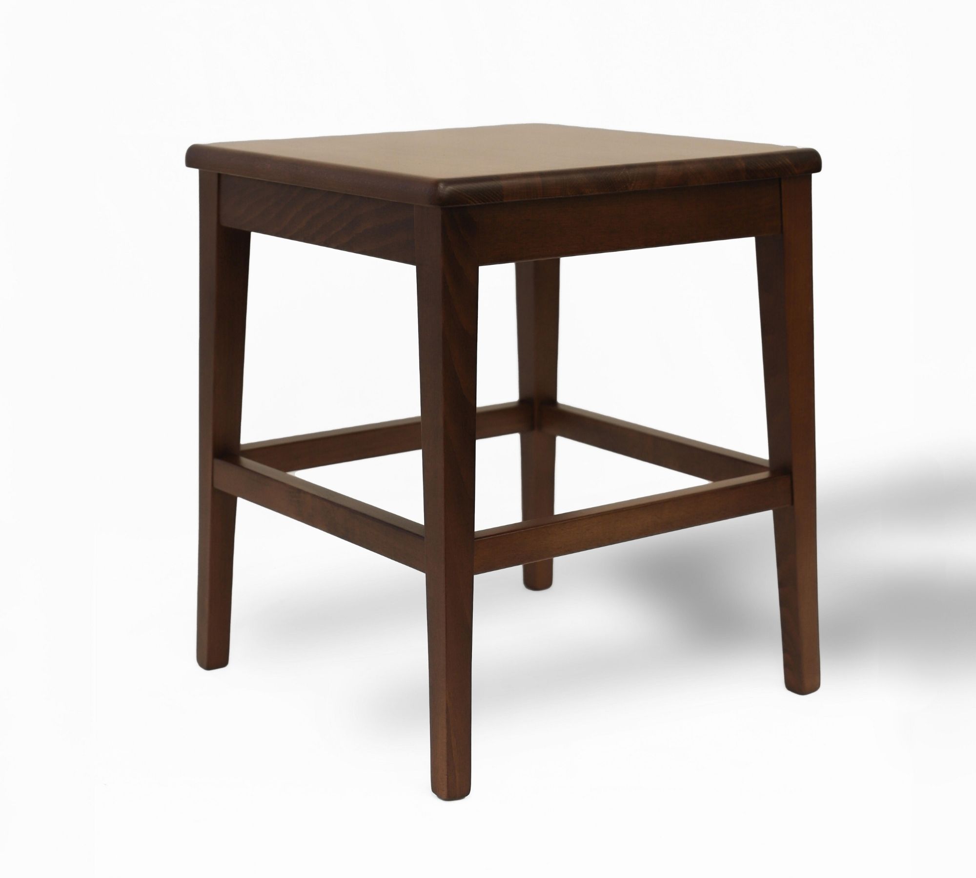 2x Stool Art. 142 Stool Beechwood Brown