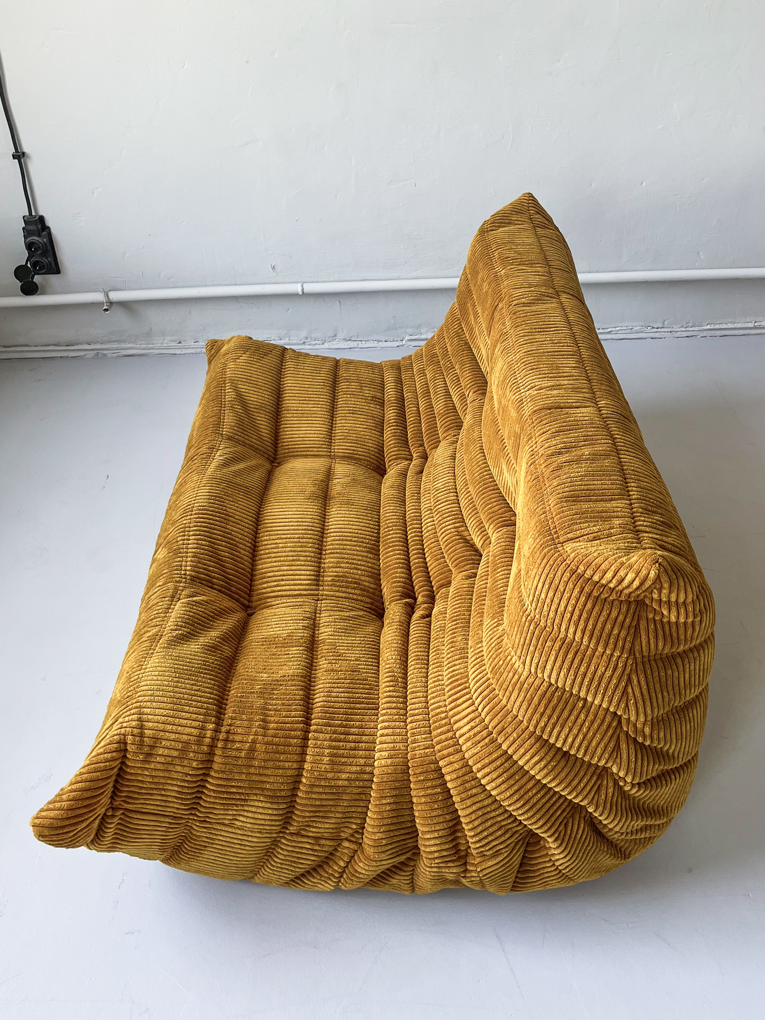 Togo Sofa 2-seater Cord Sand Brown