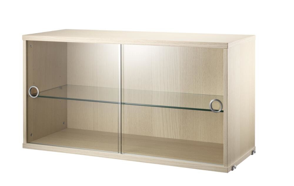 Vitrinenschrank Beige