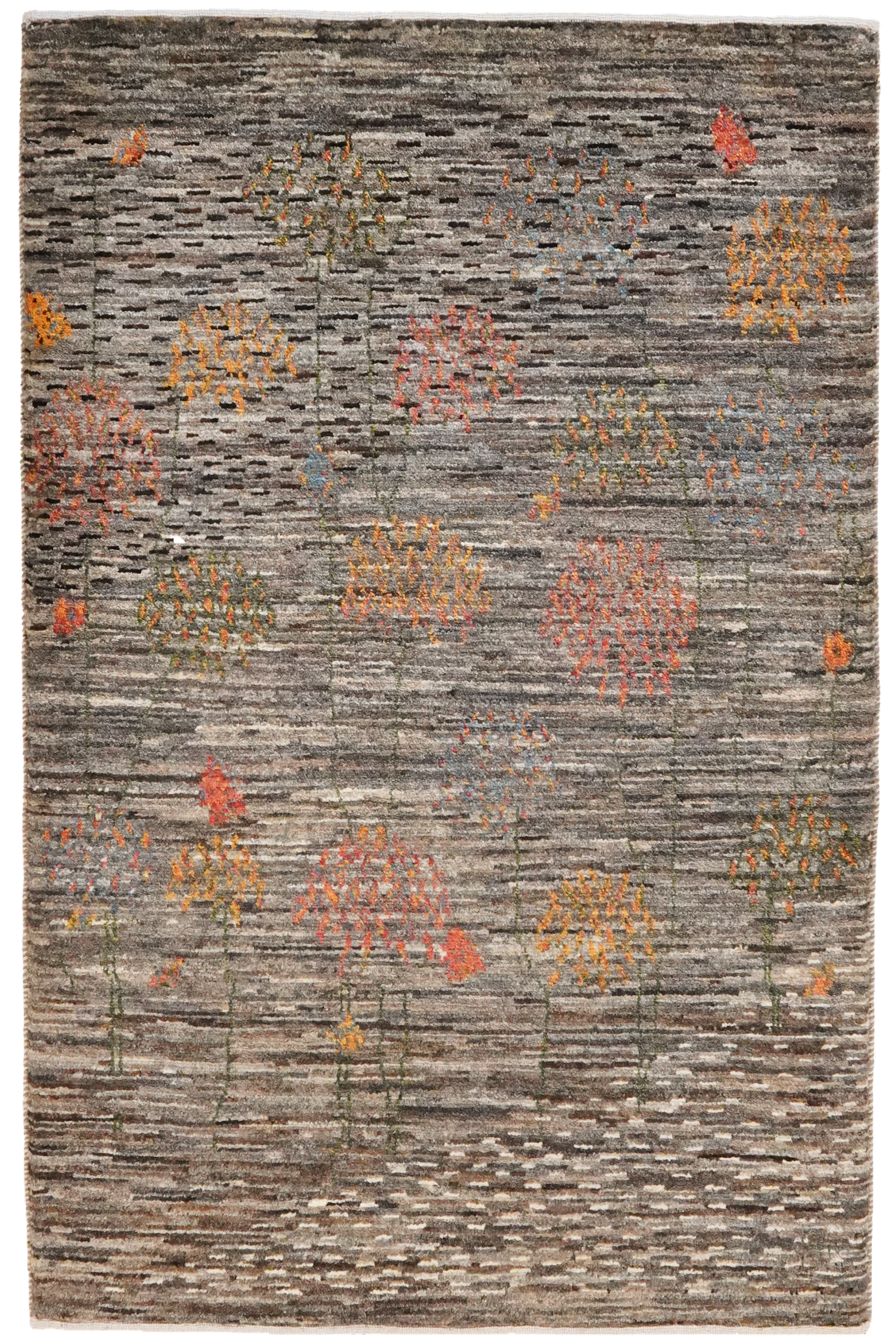 Rizbaf Gabbeh Rug Wool Grey