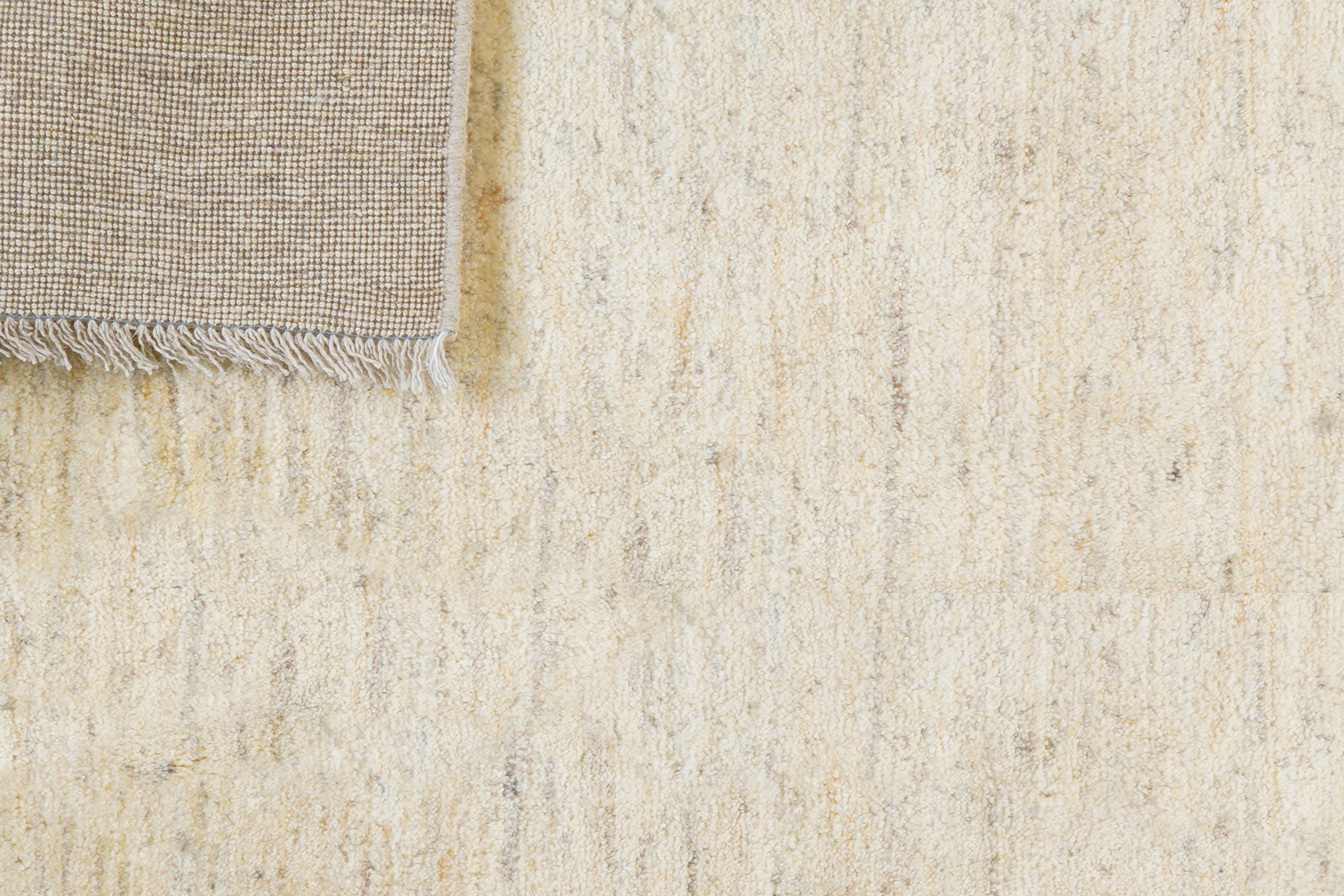 Gabbeh Teppich Wolle Beige