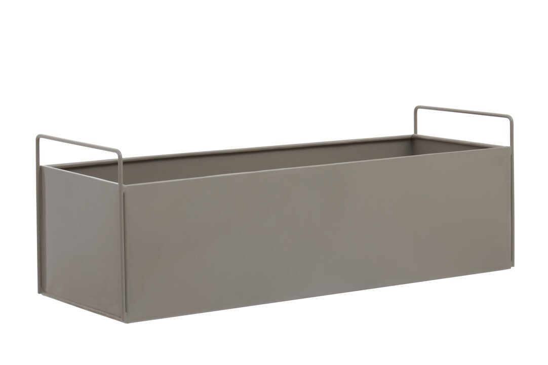Ascher Wand-Pflanzkasten Grau
