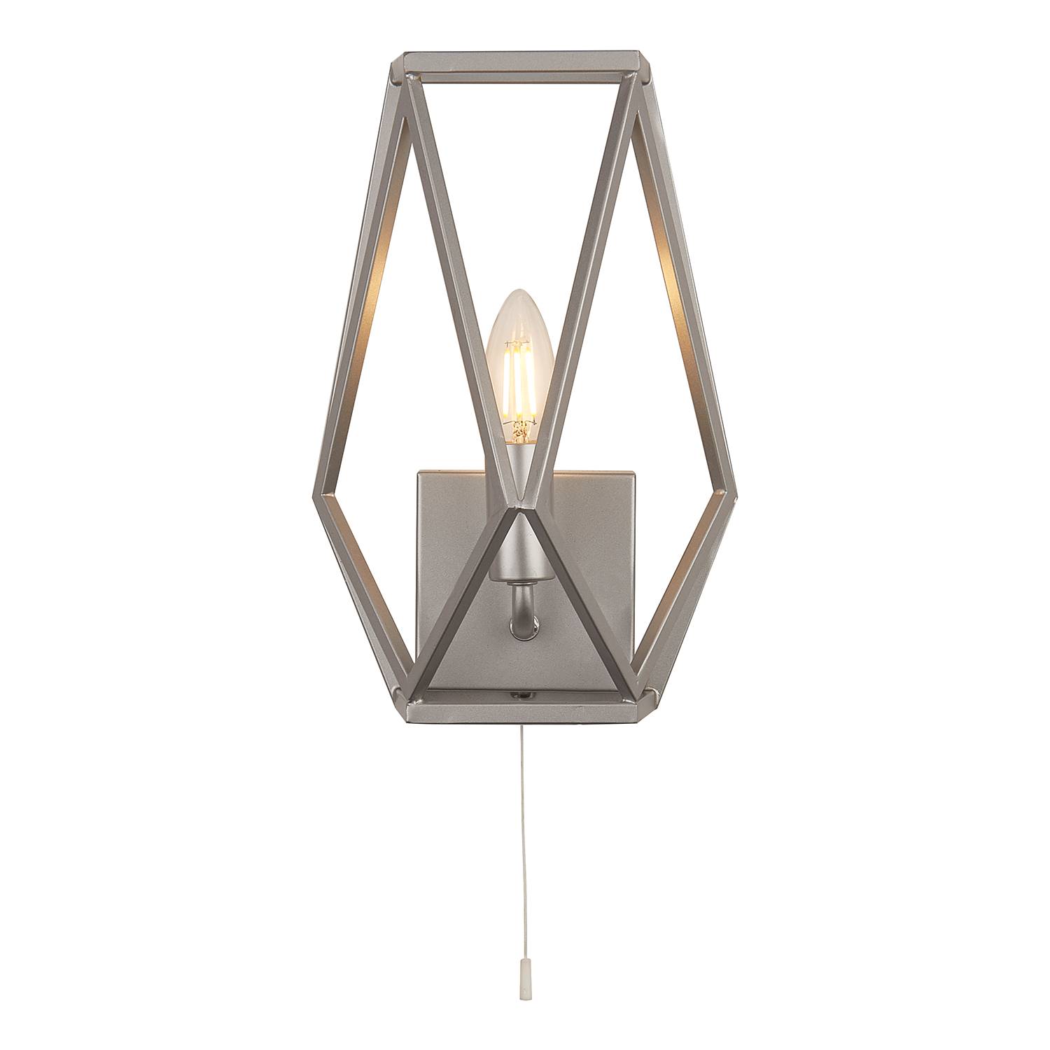 Chassis Wall Light Steel Single-flame