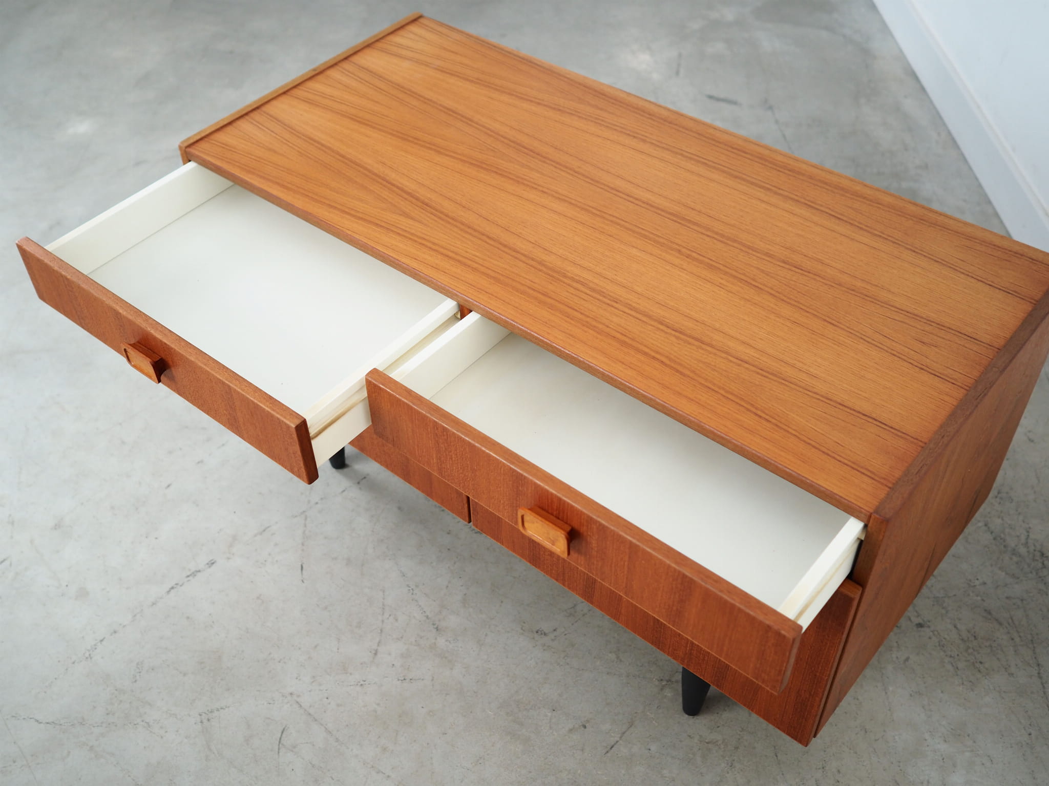 Vintage Cabinet Teak Wood Brown 1970s