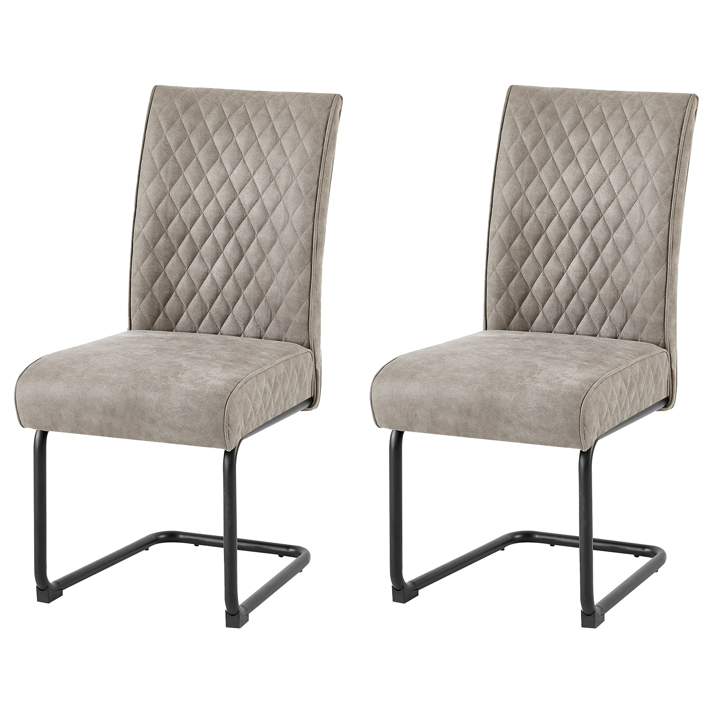 2x Volland Schwingstuhl Taupe