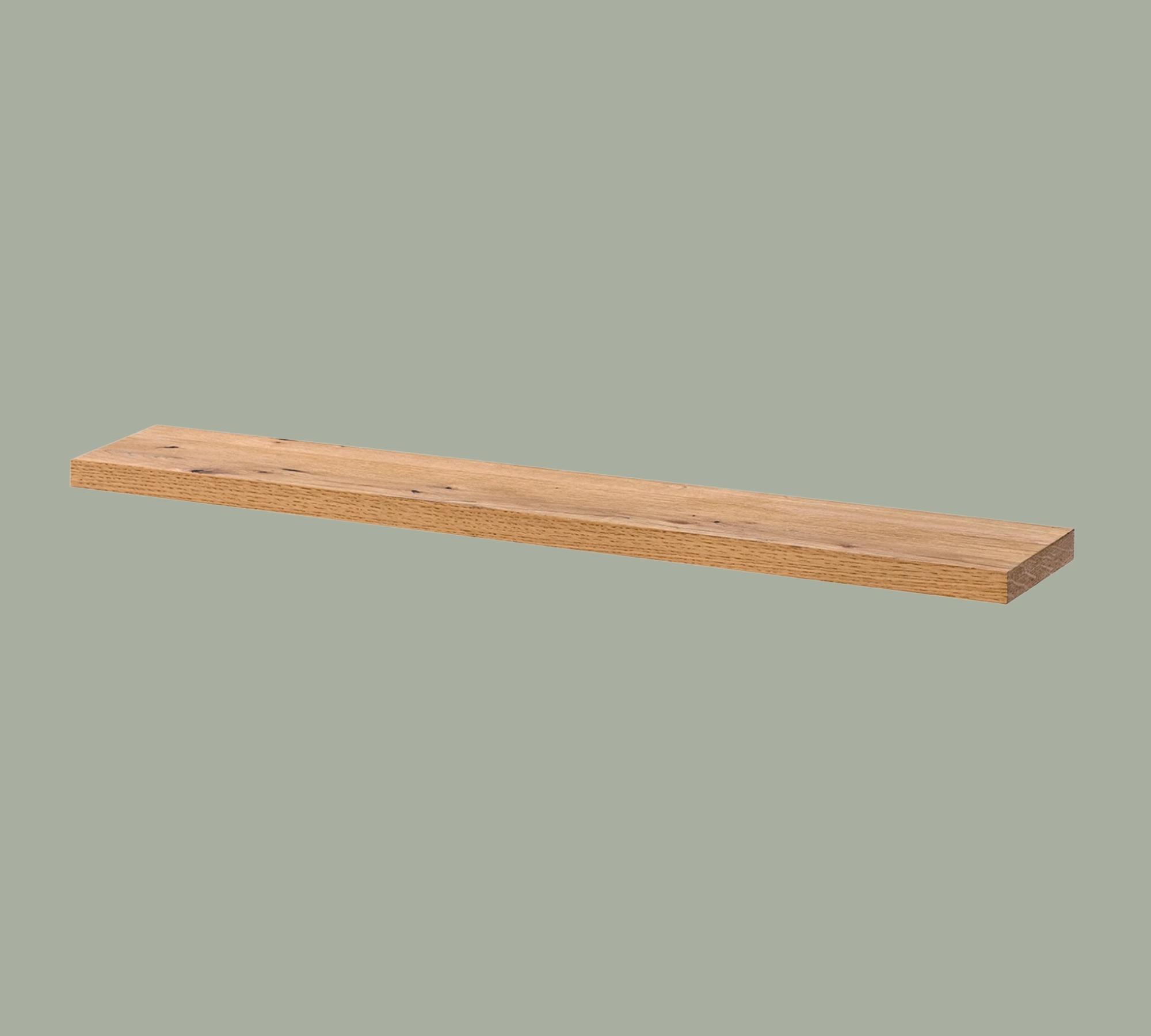 Wall shelf MDF veneered Brown