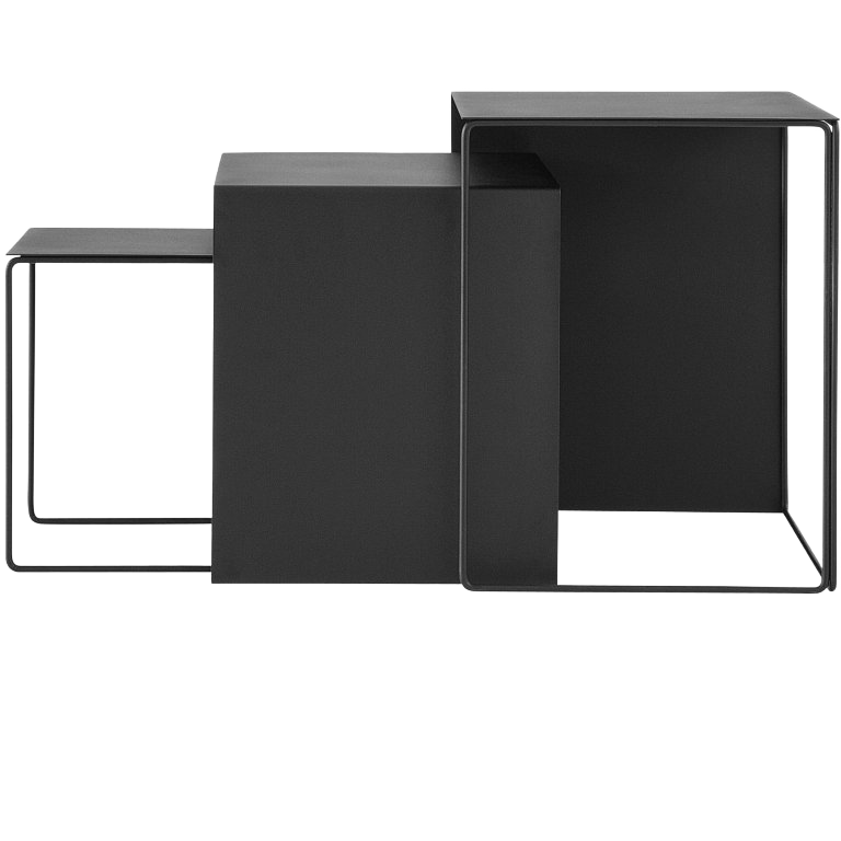 Cluster Table Set Black