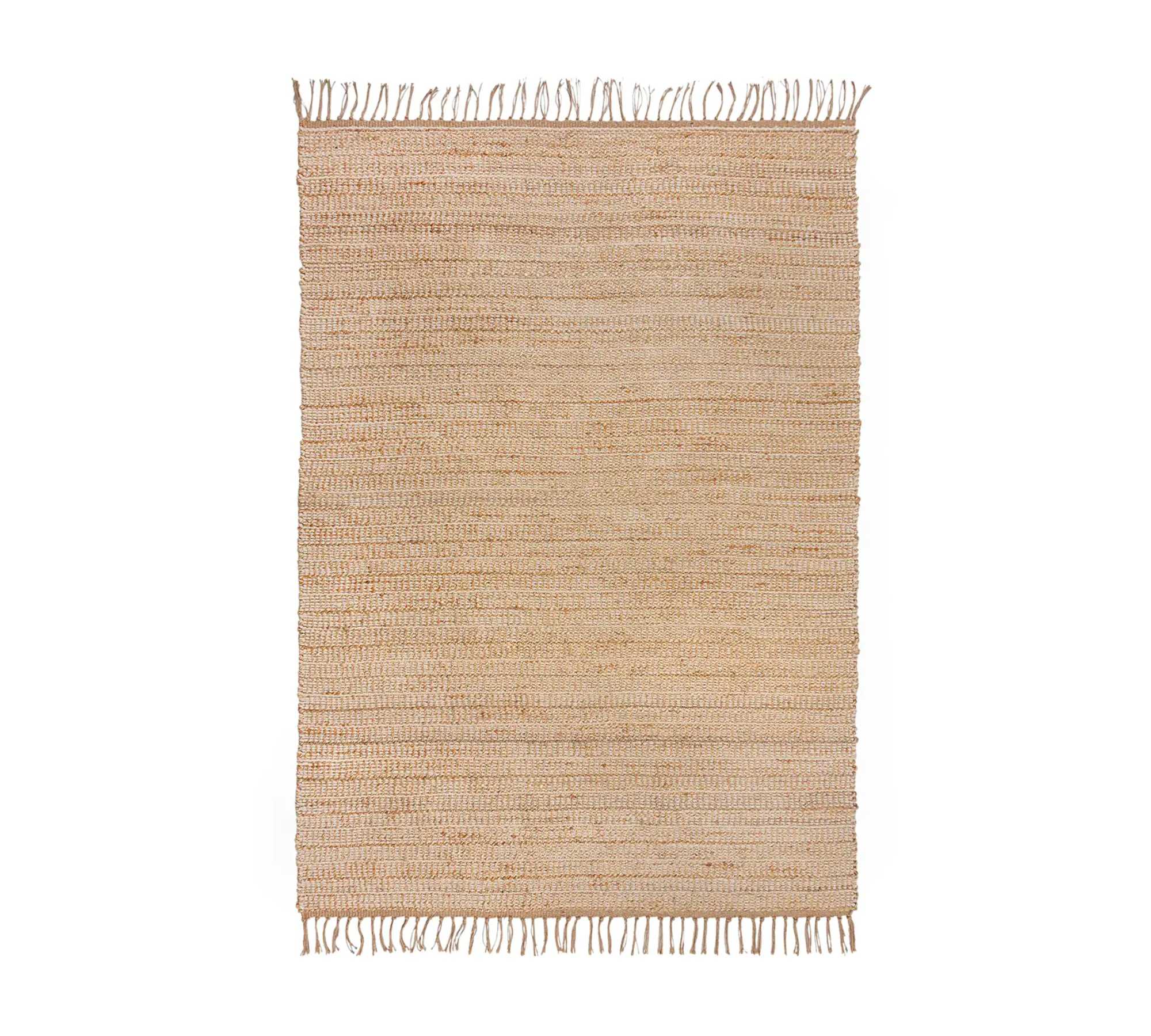 Levi Teppich Jute Baumwolle Beige 80 x 150 cm