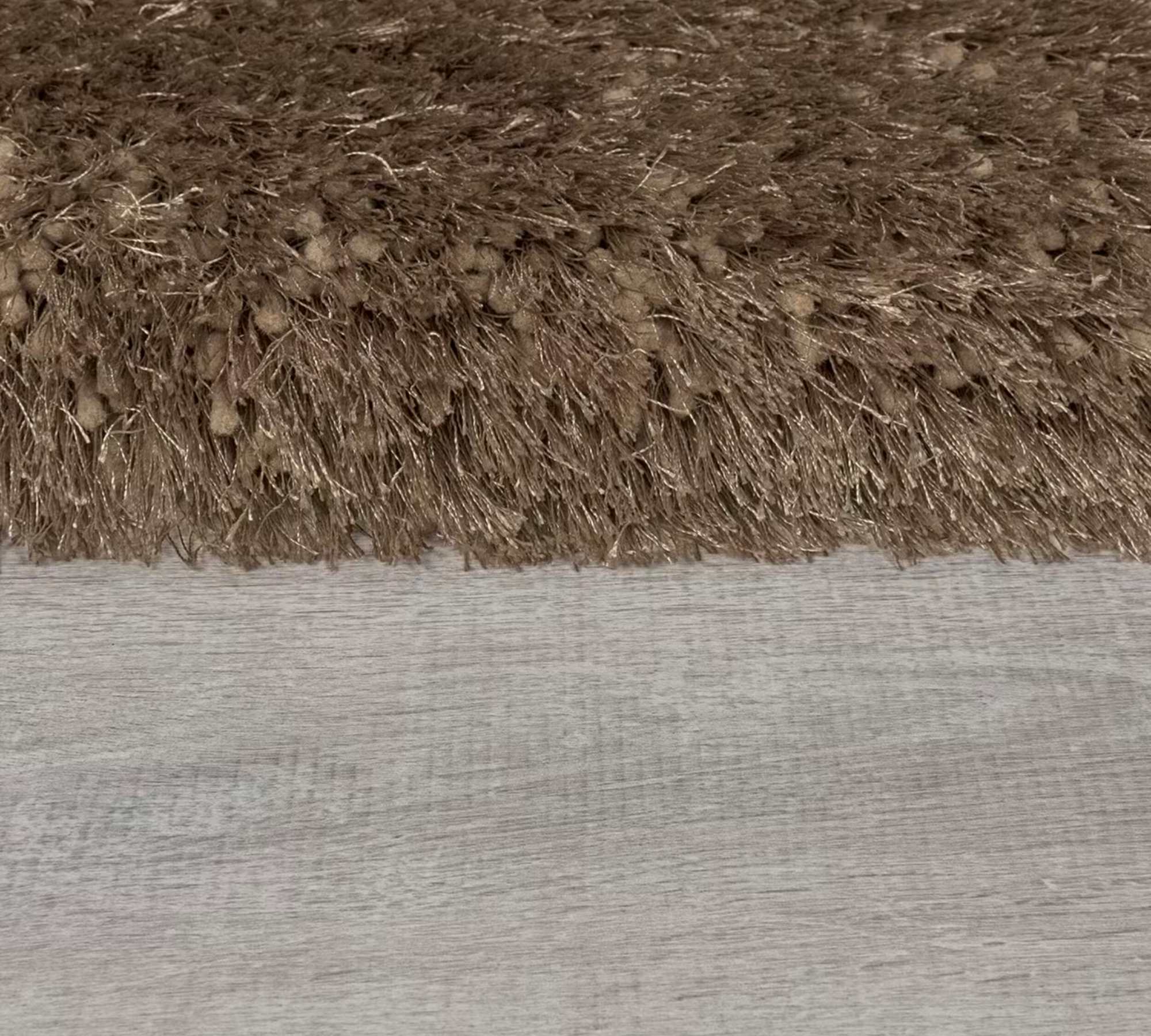 Pearl Teppich Kunstfaser Braun 160 x 230 cm