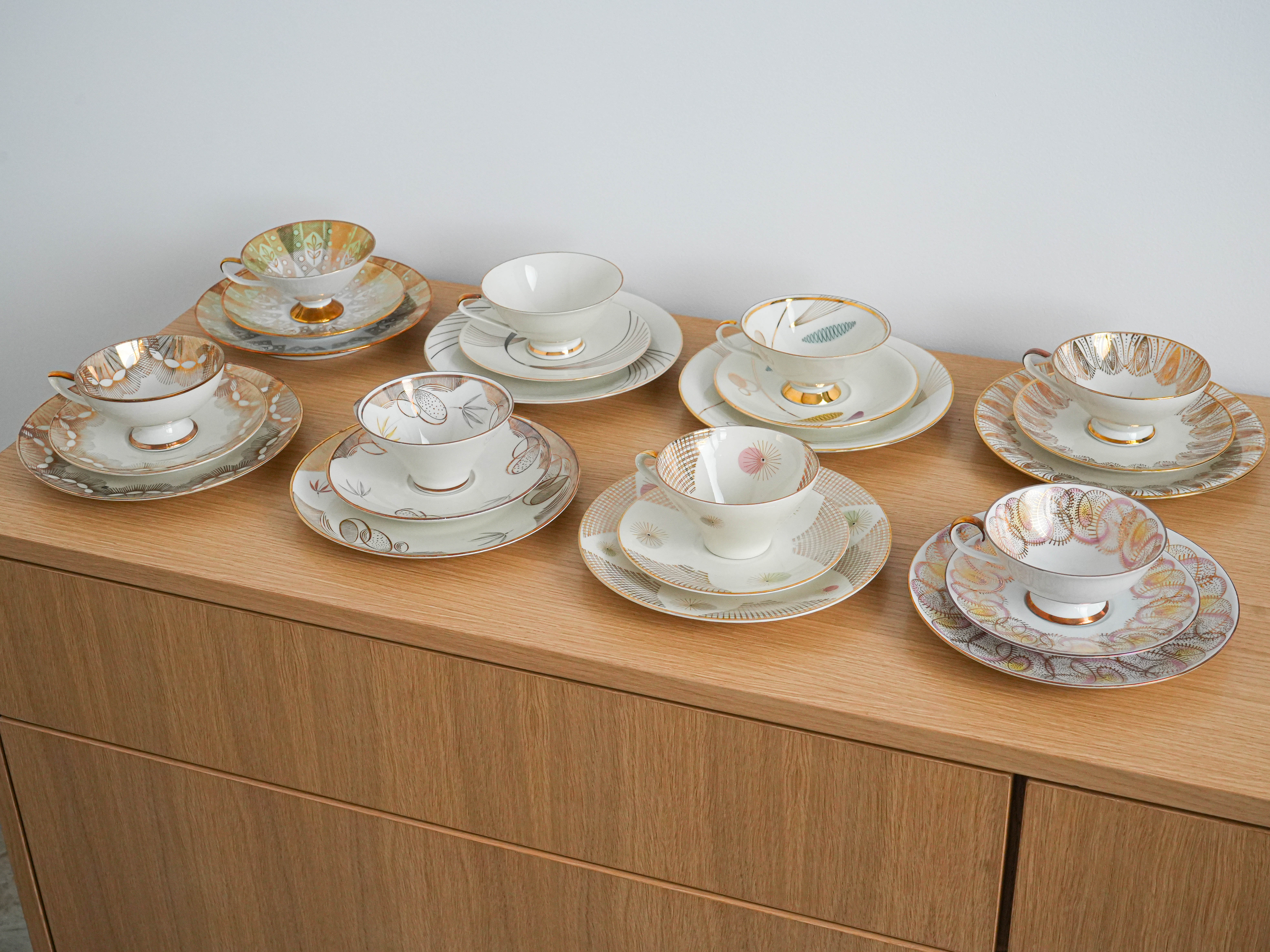 Porcelain cup Multicolored