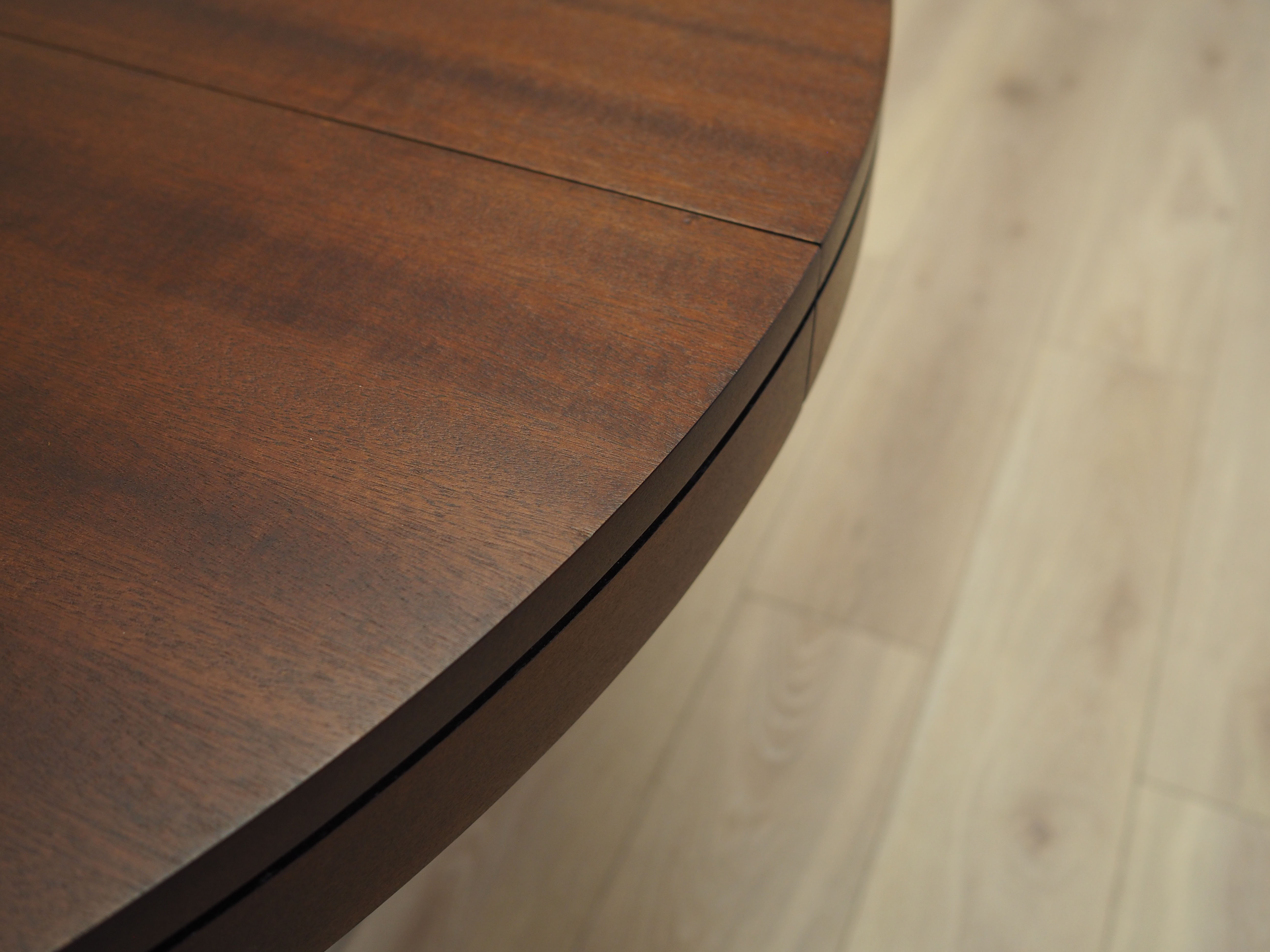 Round Mahogany Table 1970s