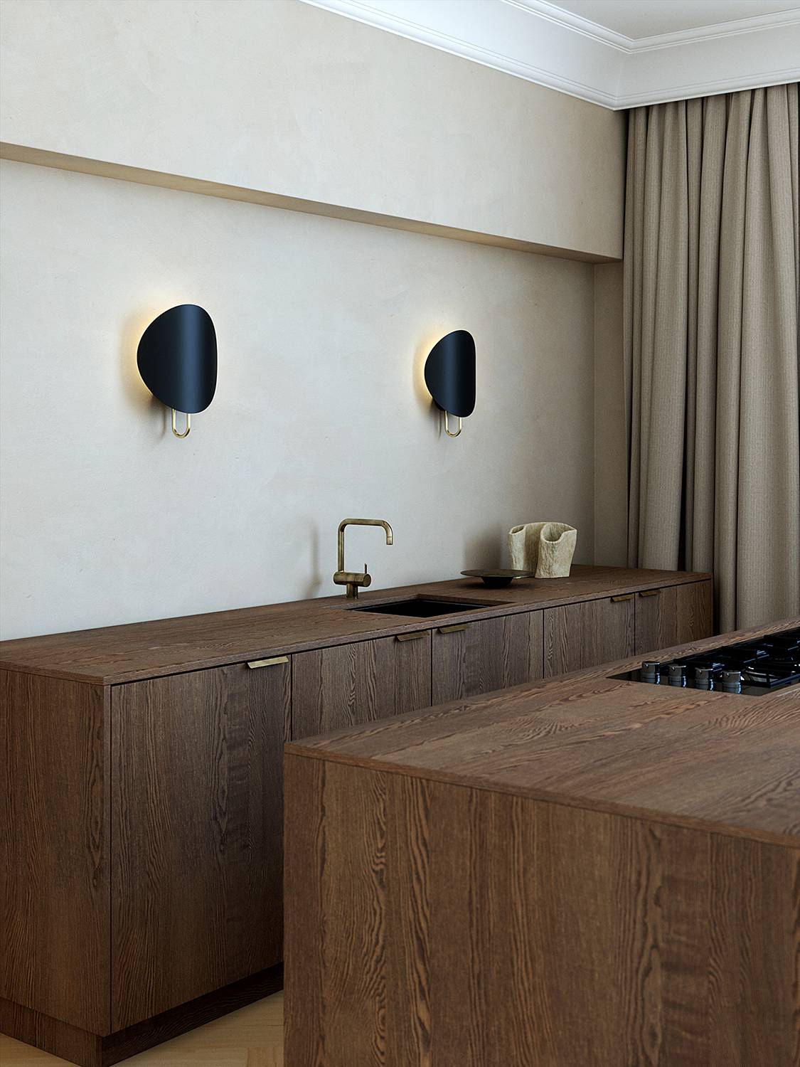 Spargo Wandleuchte Aluminium Schwarz