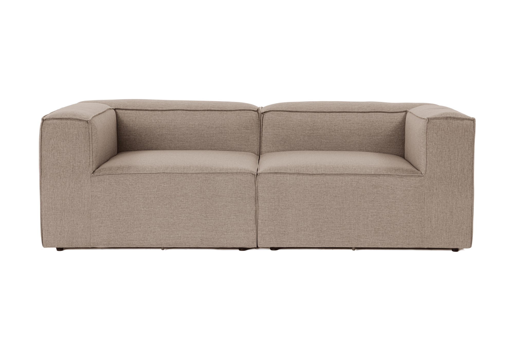 Sofa 2-seater Brown