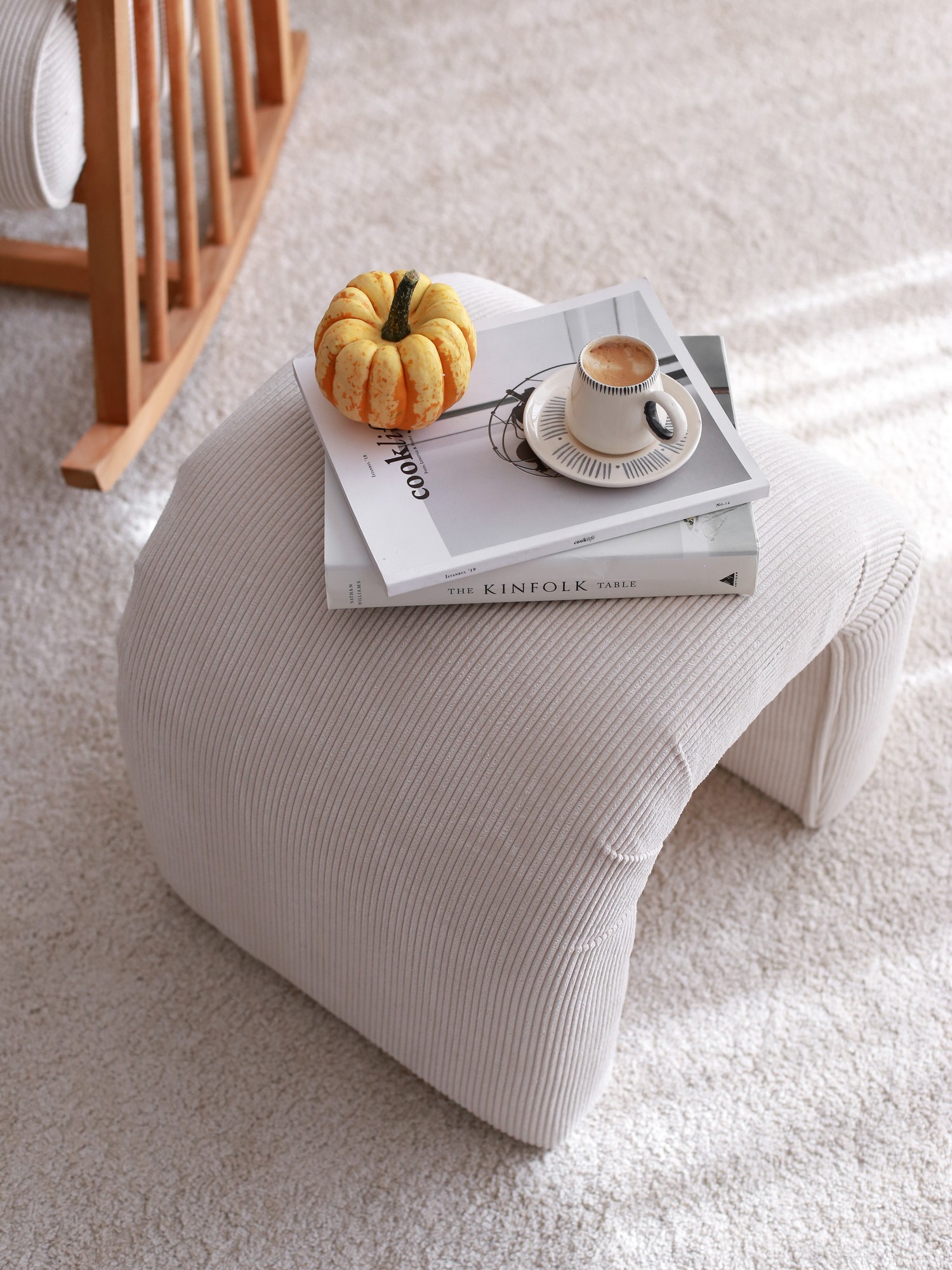 Nu Fitilli Pouf White